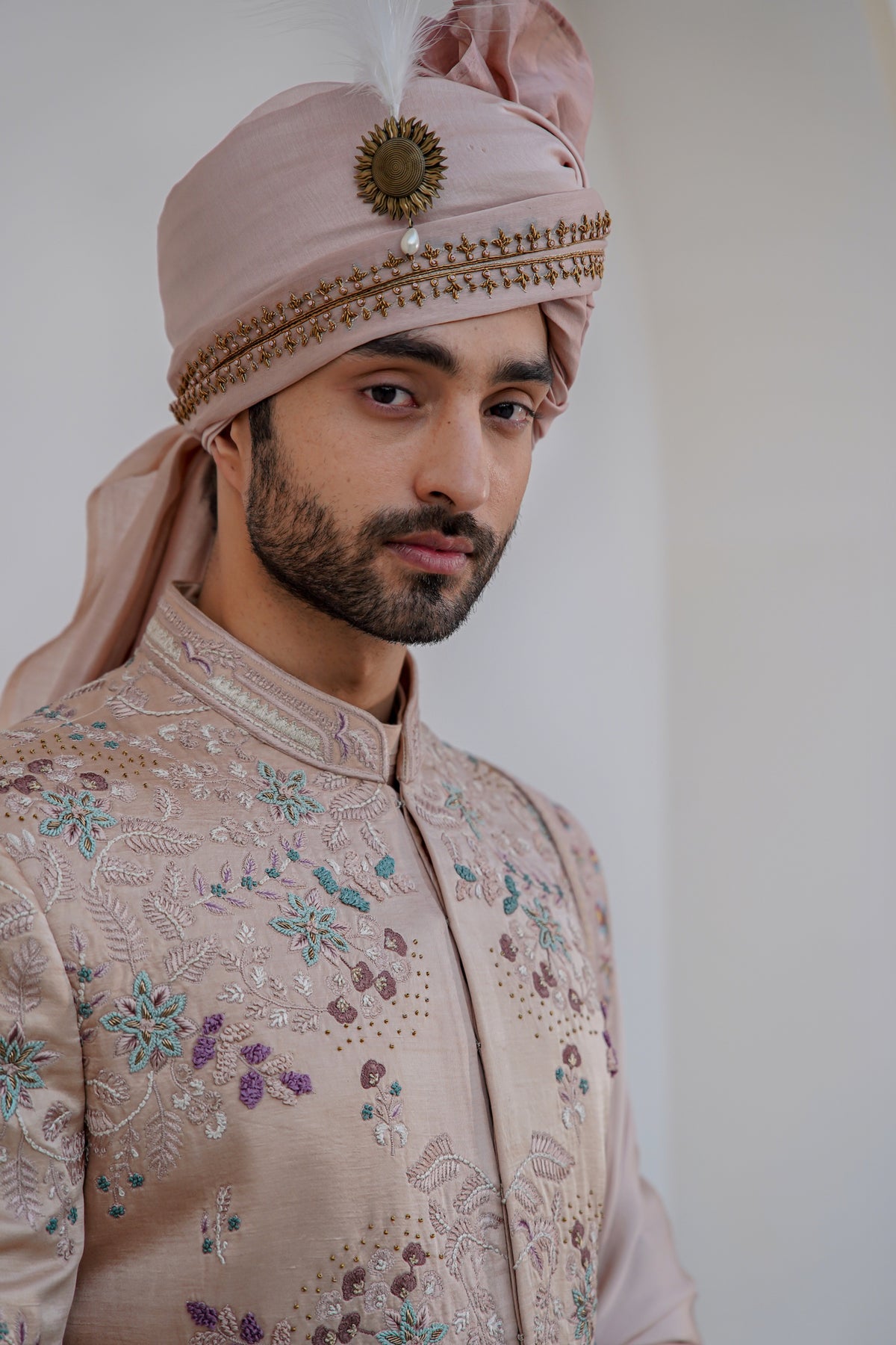 Blush Sherwani Set