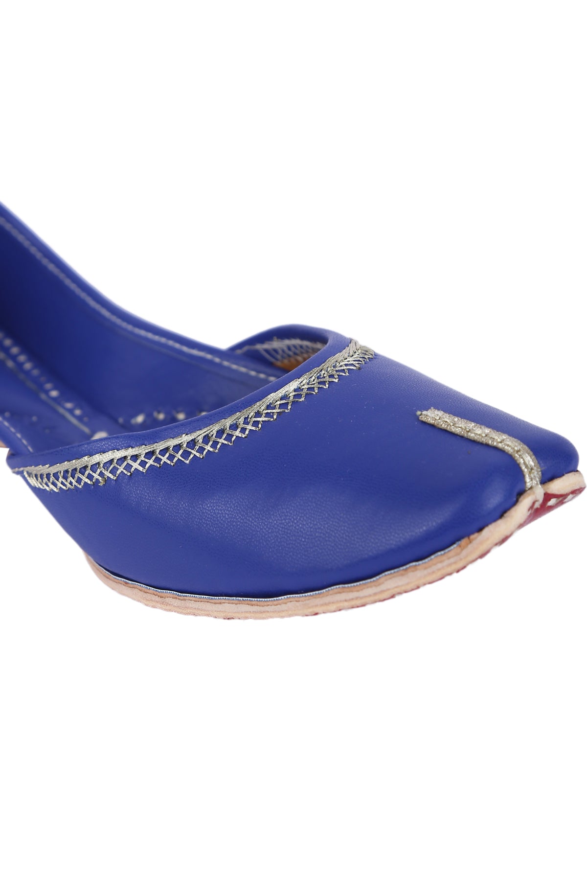 Fashion blue jutti