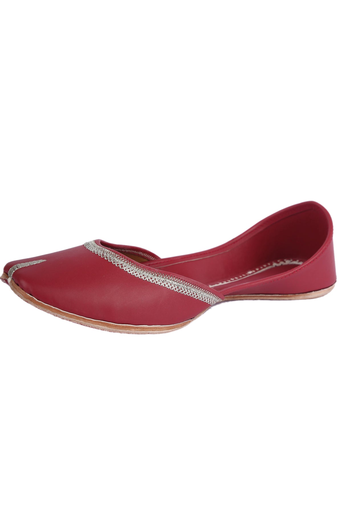 Garnet red jutti