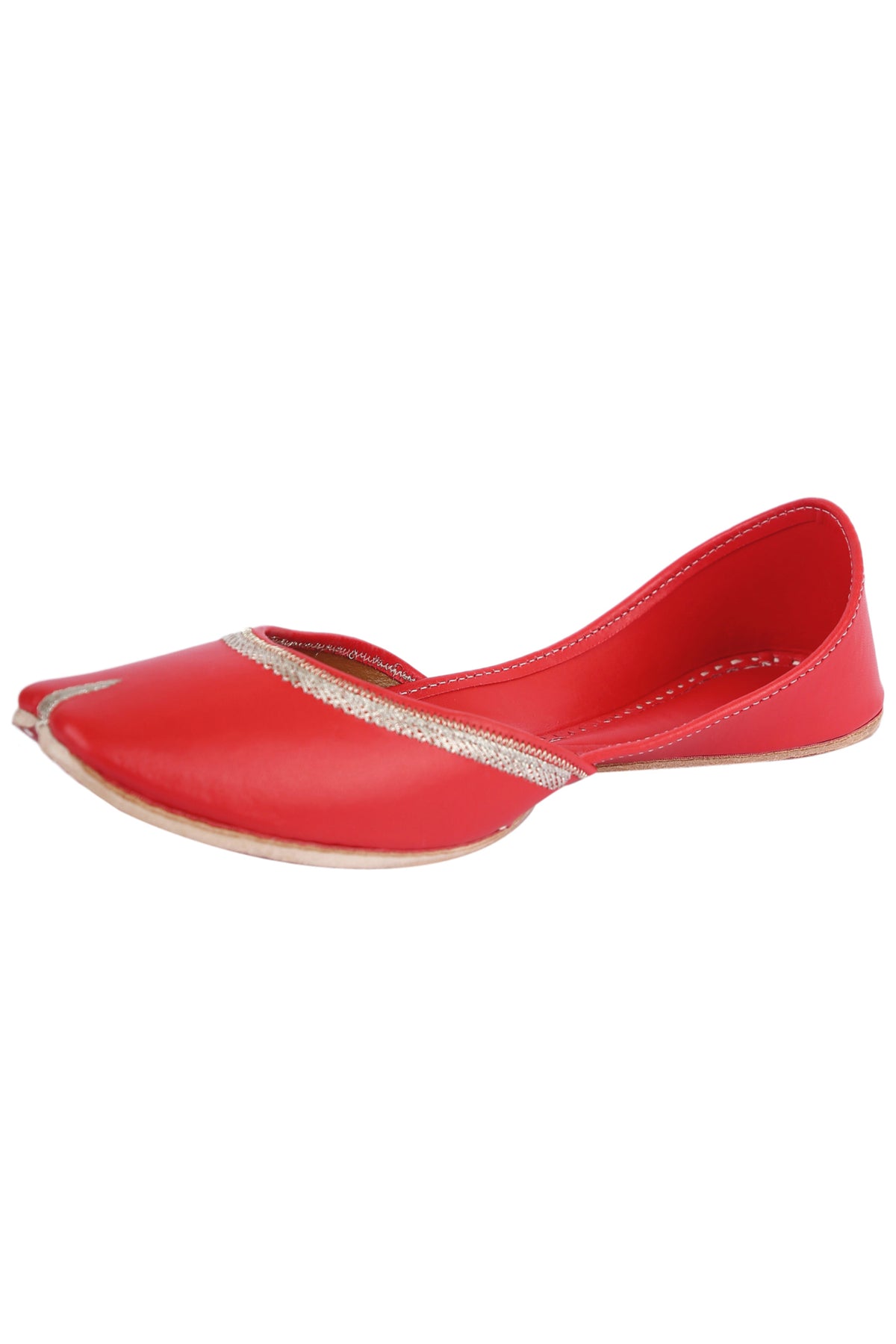 Fashion red jutti