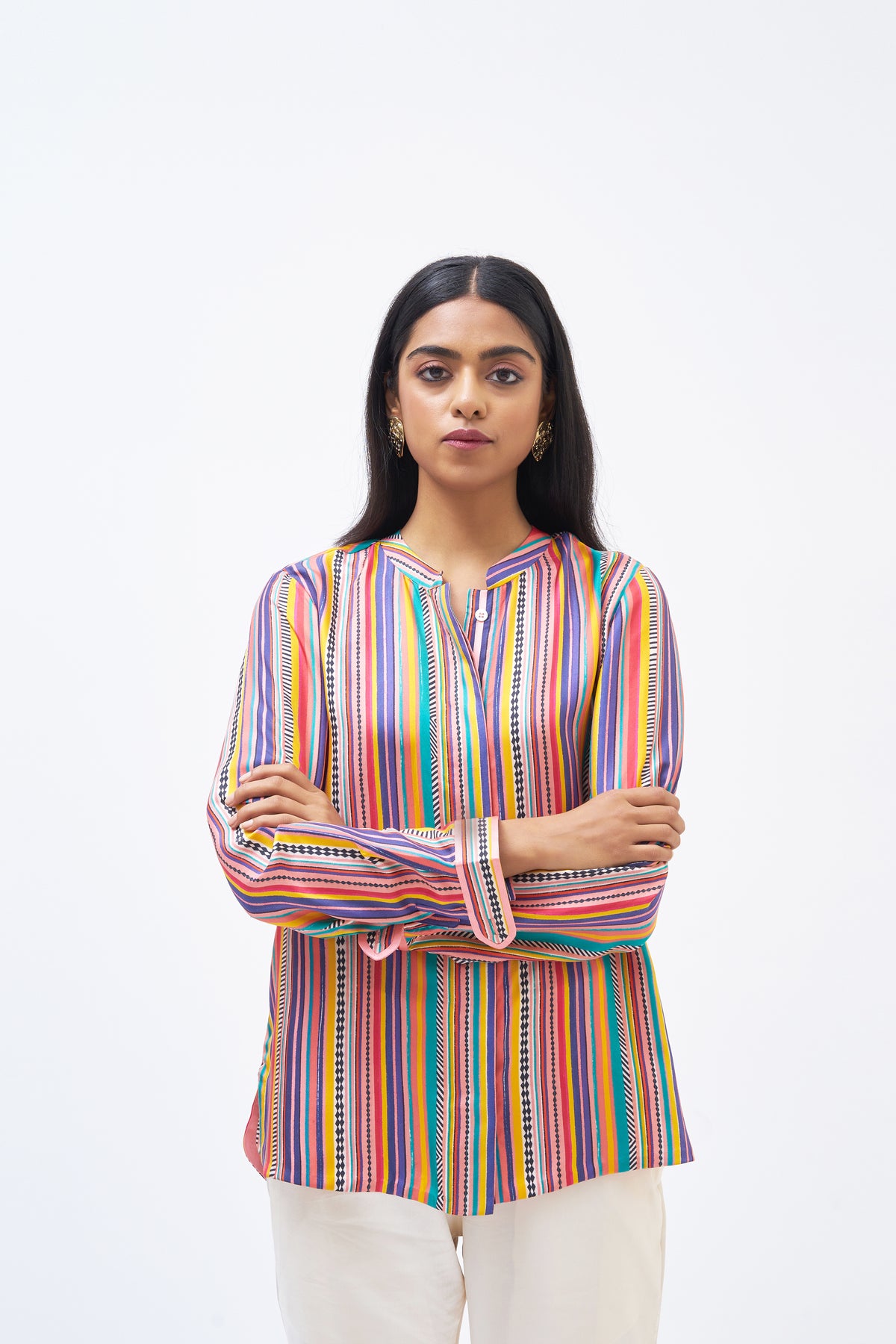 Charley Stripe Technicolour Shirt