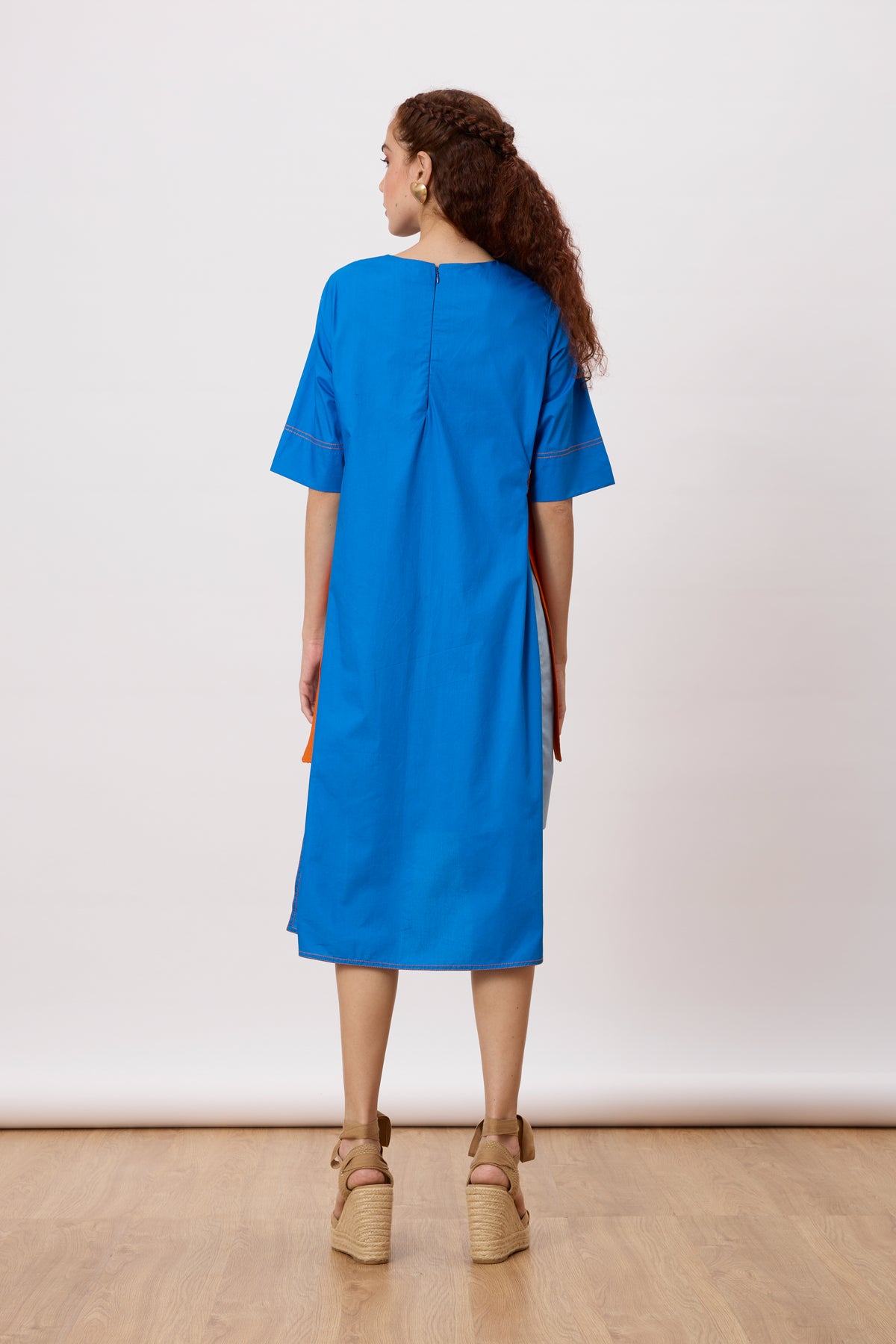 July Aster Blue Dress