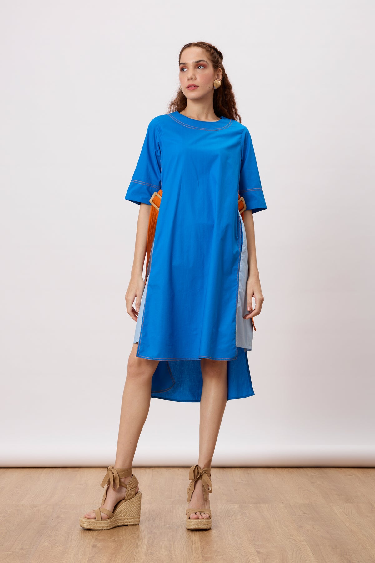 July Aster Blue Dress