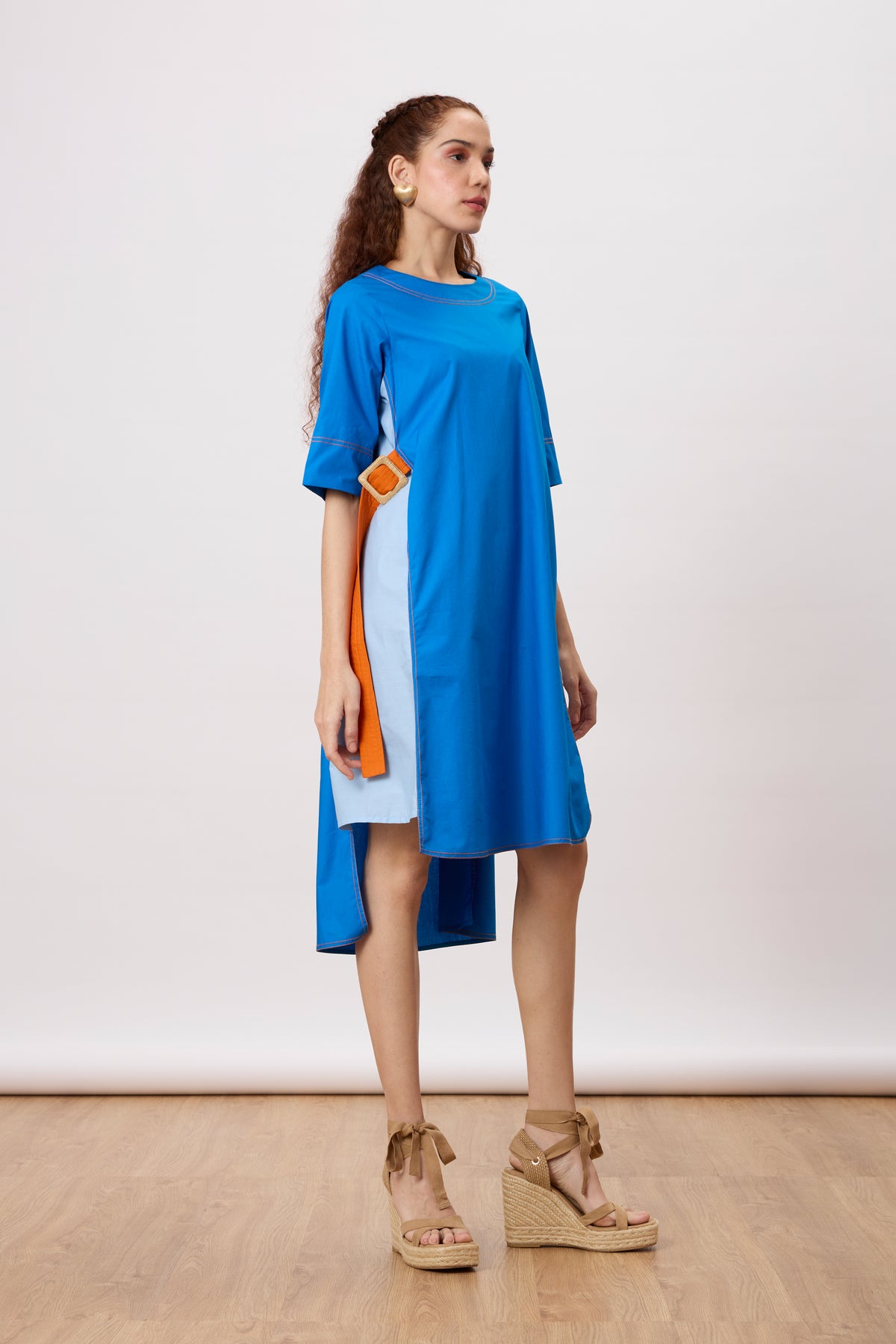 July Aster Blue Dress