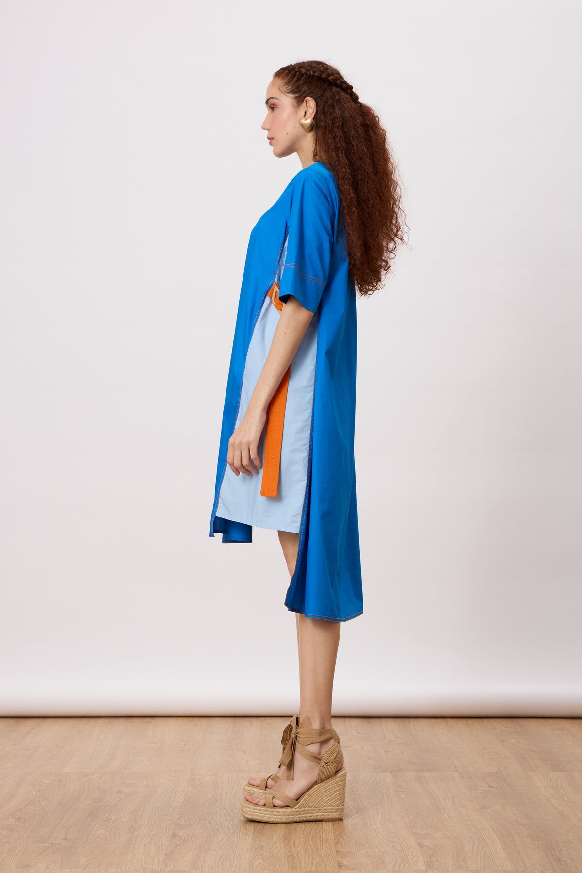 July Aster Blue Dress