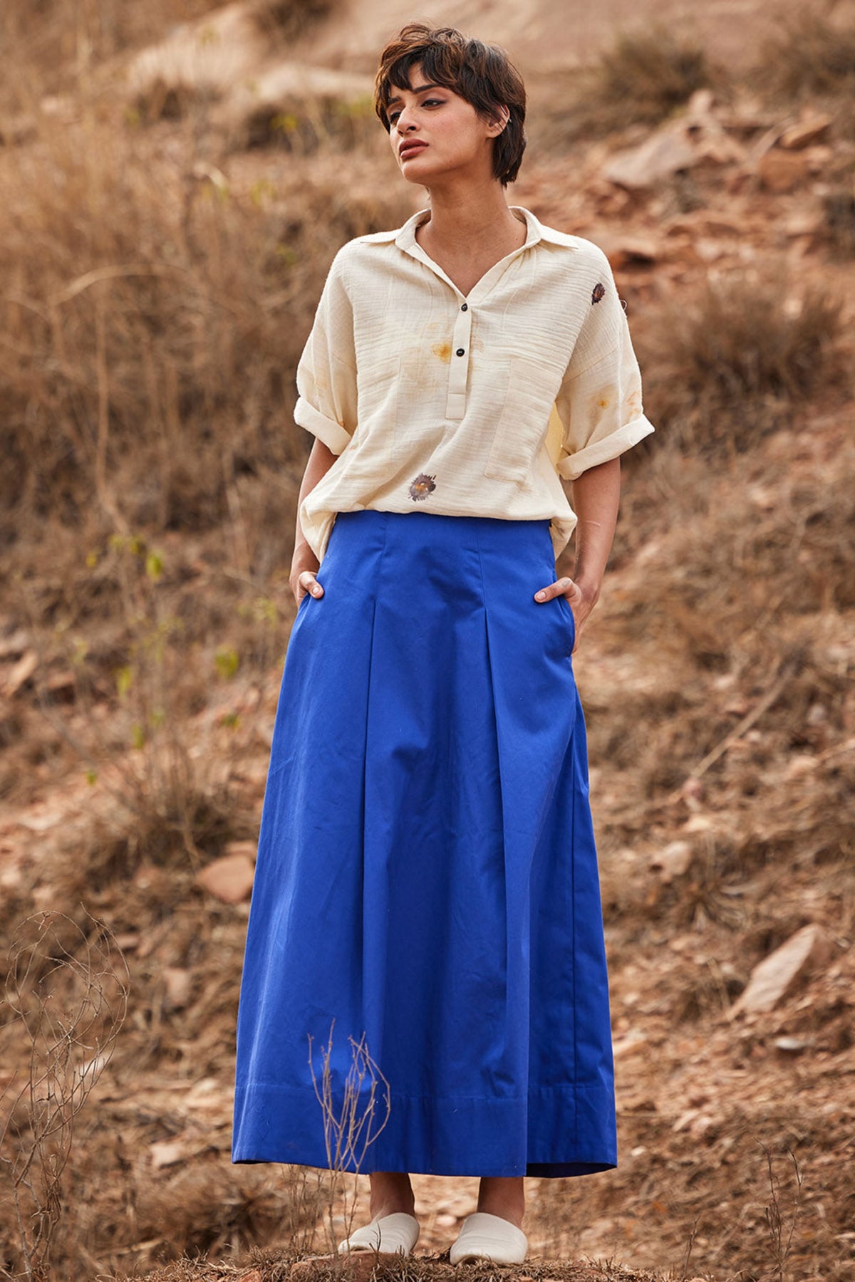 Tez Neela Skirt