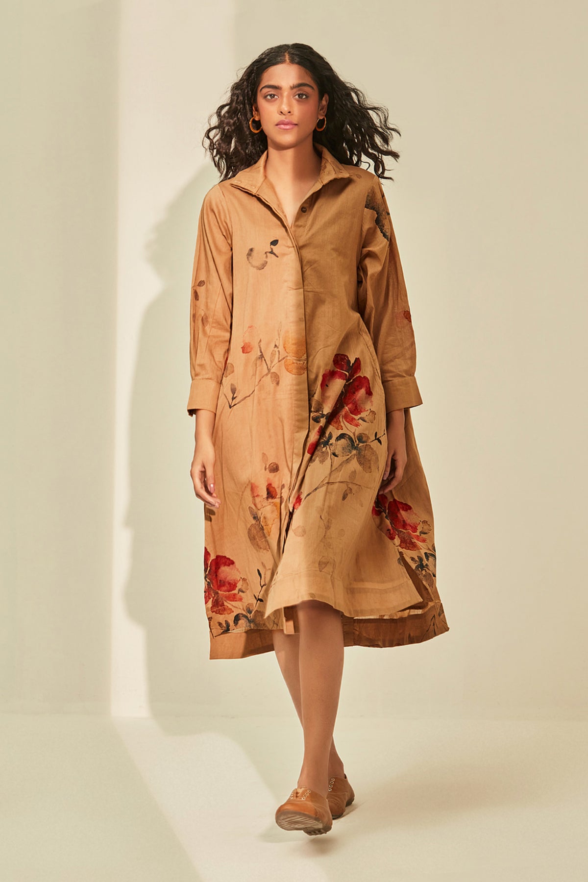 The Woods Camel Brown Dress