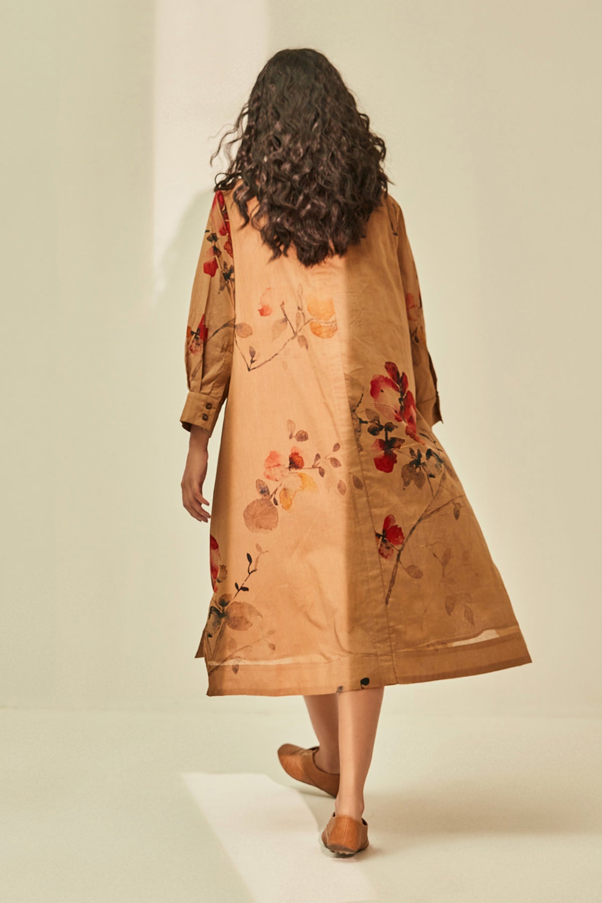 The Woods Camel Brown Dress