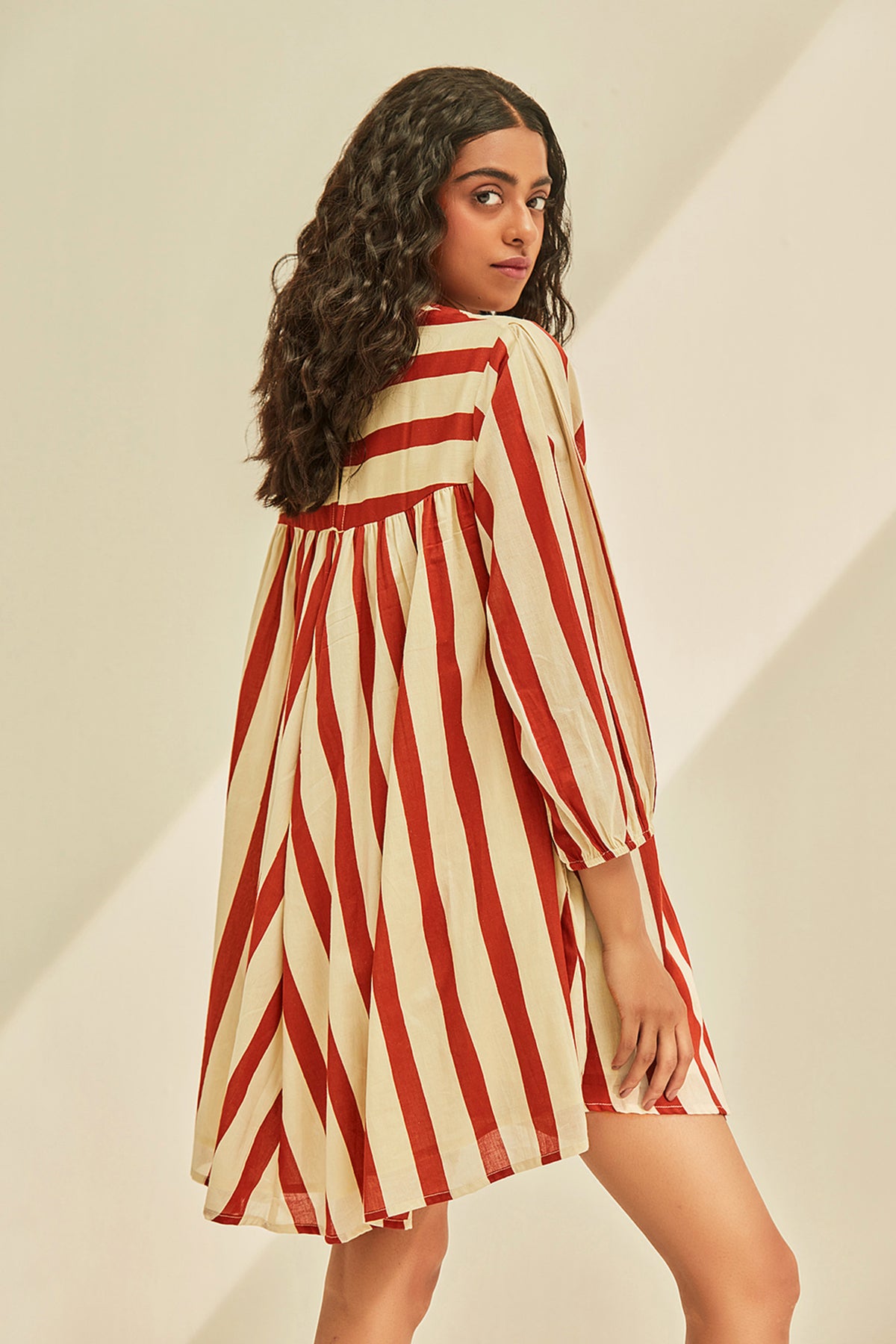 Red Emu Striped Aurea Dress