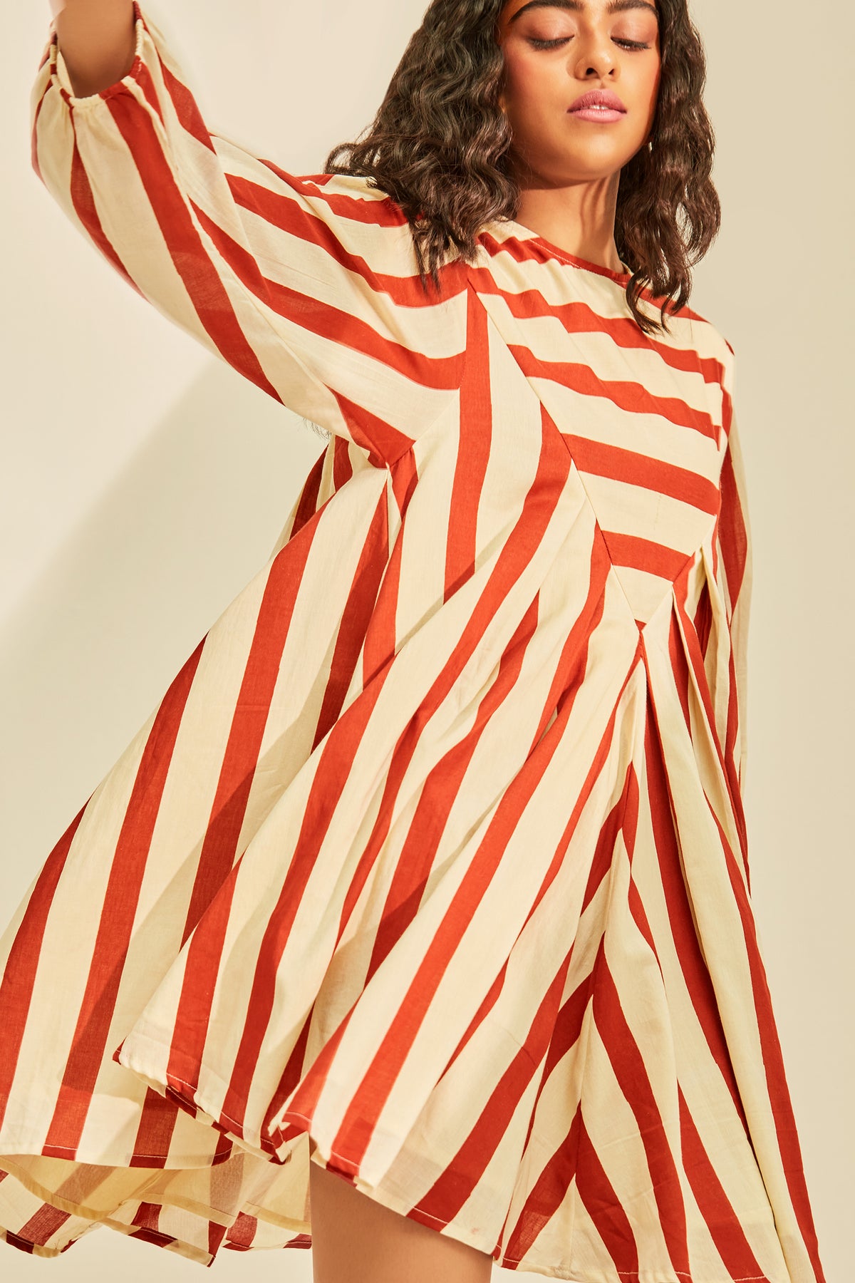 Red Emu Striped Aurea Dress