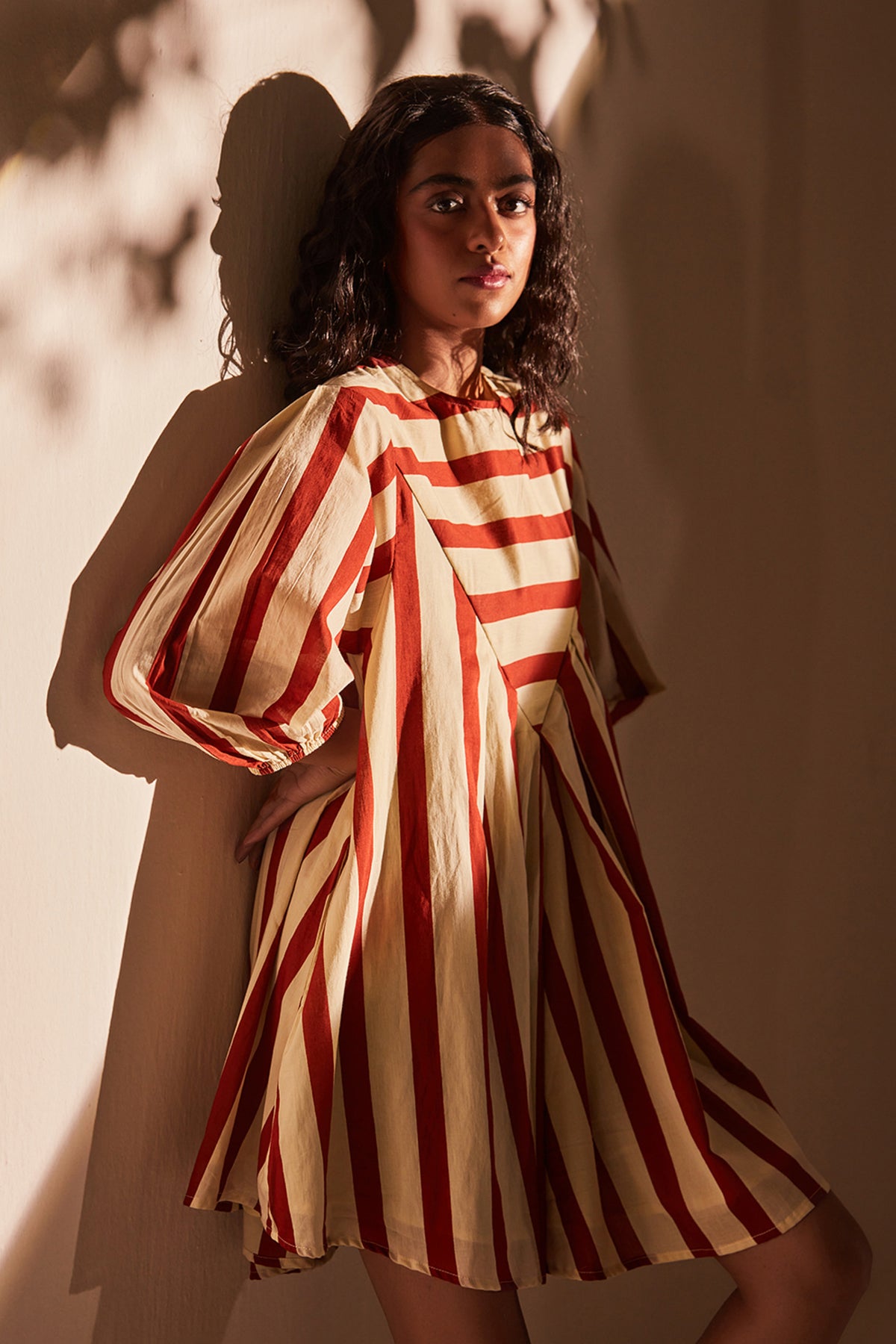 Red Emu Striped Aurea Dress