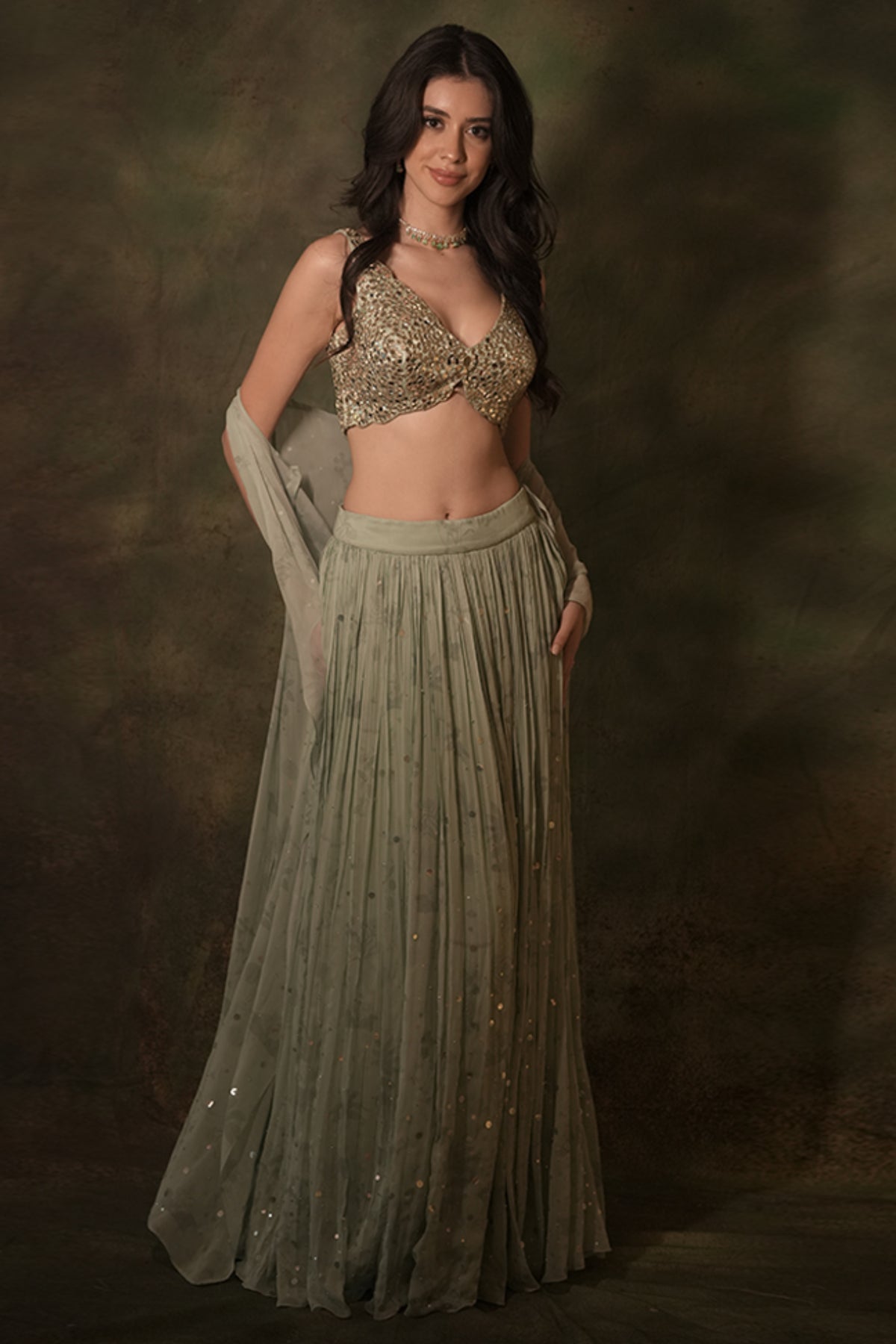 The Jacket Mirror Lehenga Set