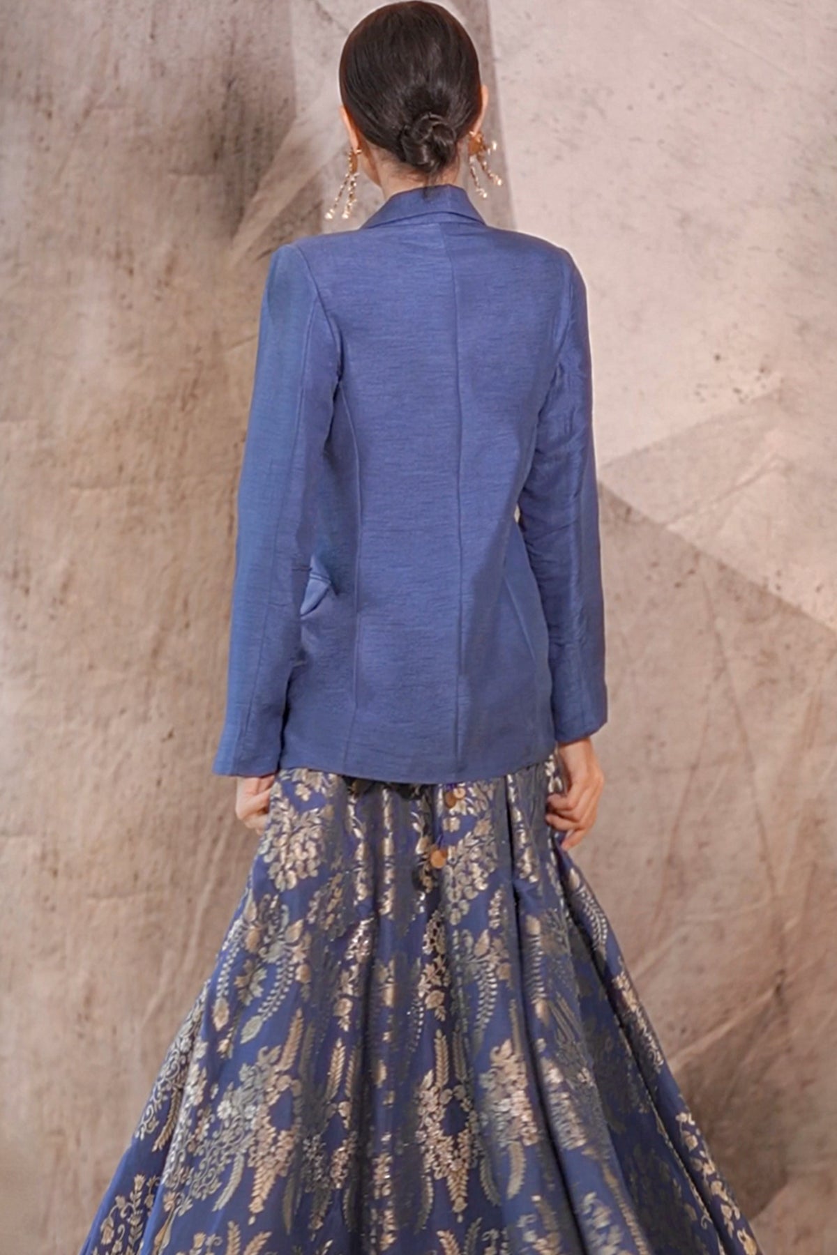 Anant Blue Lehenga Set