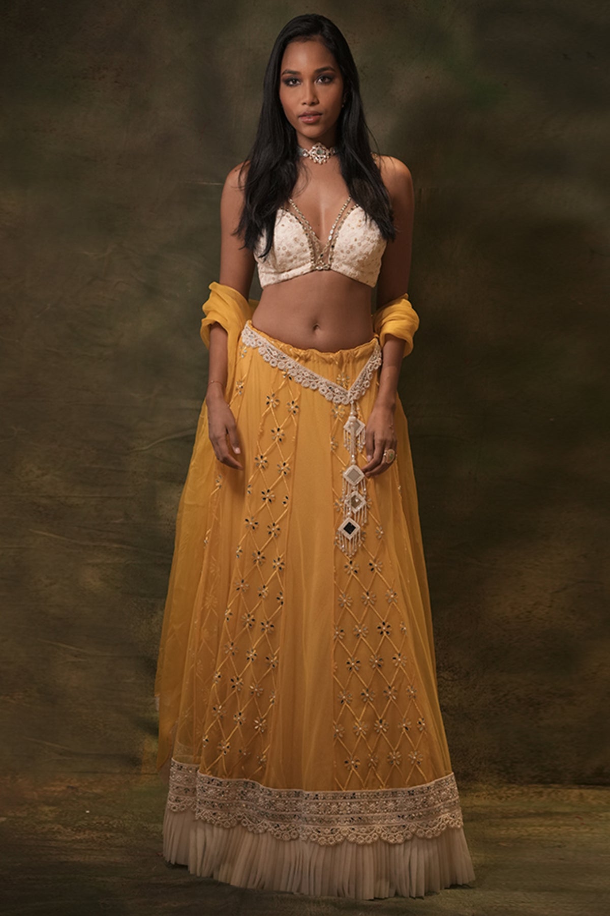 Sunshine Mirror Lehenga Set