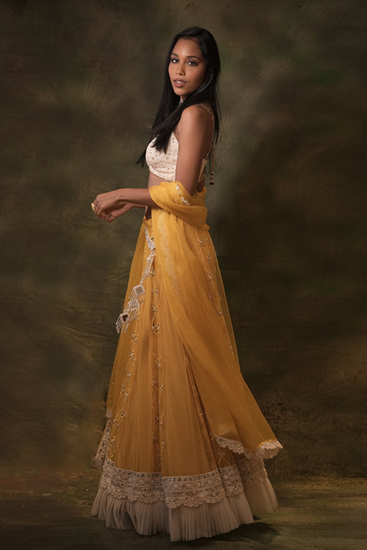 Sunshine Mirror Lehenga Set