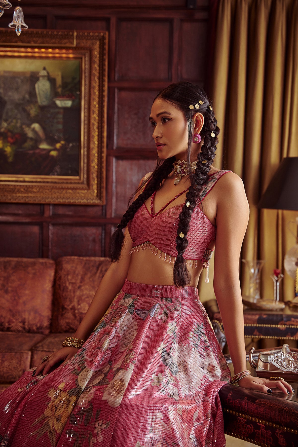 Freida lehenga set