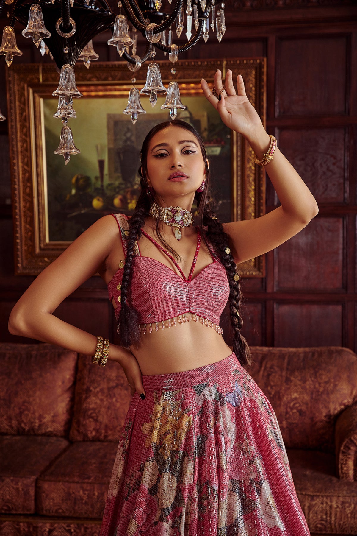 Freida lehenga set