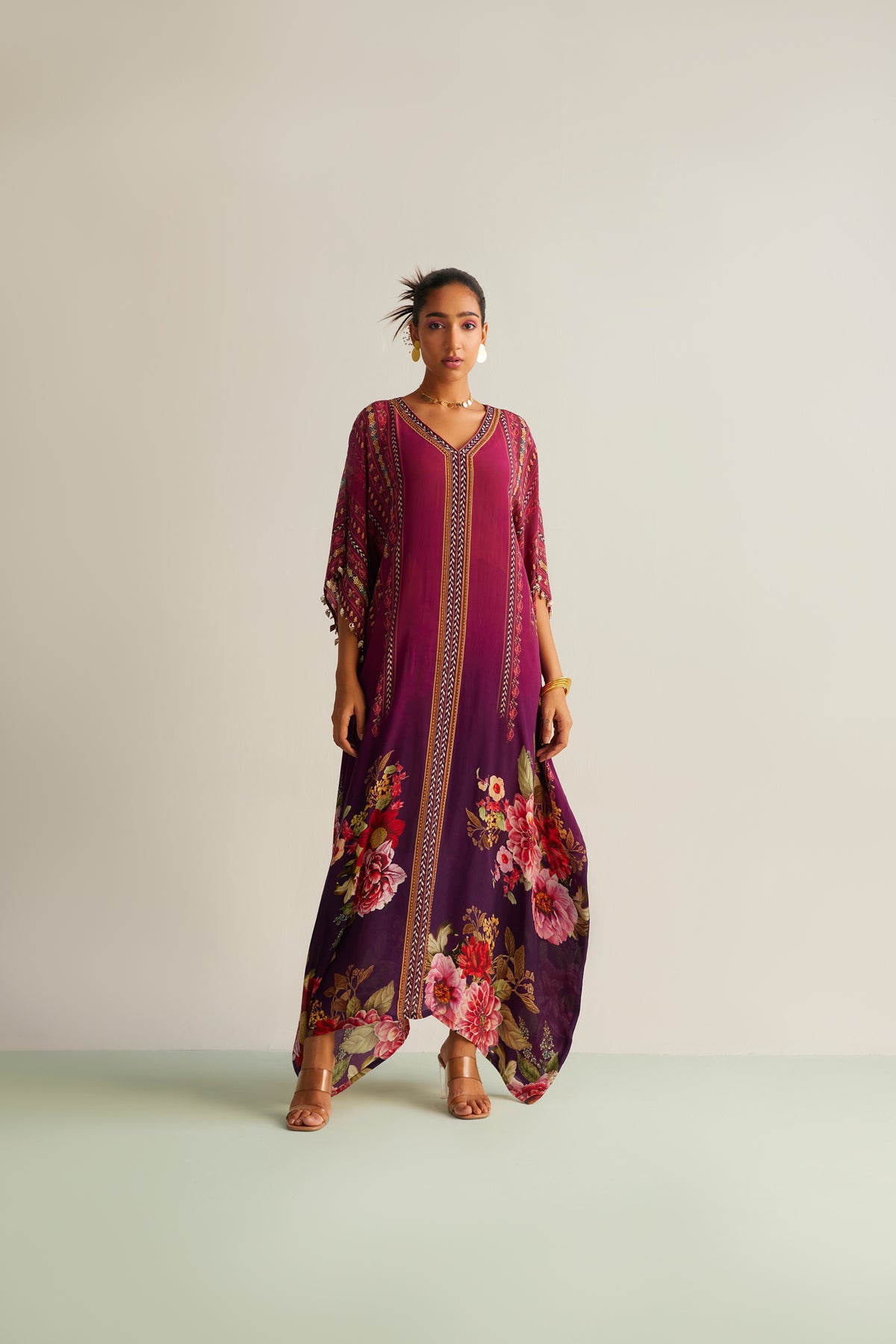 Ombre Floral Nayra Kaftan