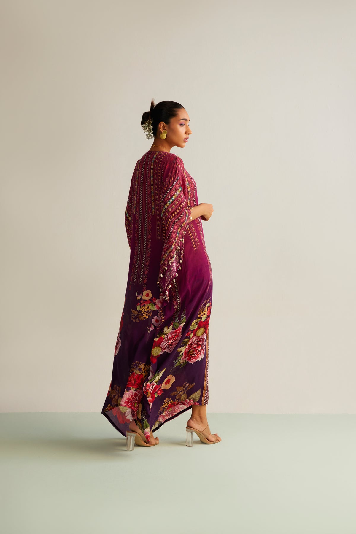 Ombre Floral Nayra Kaftan