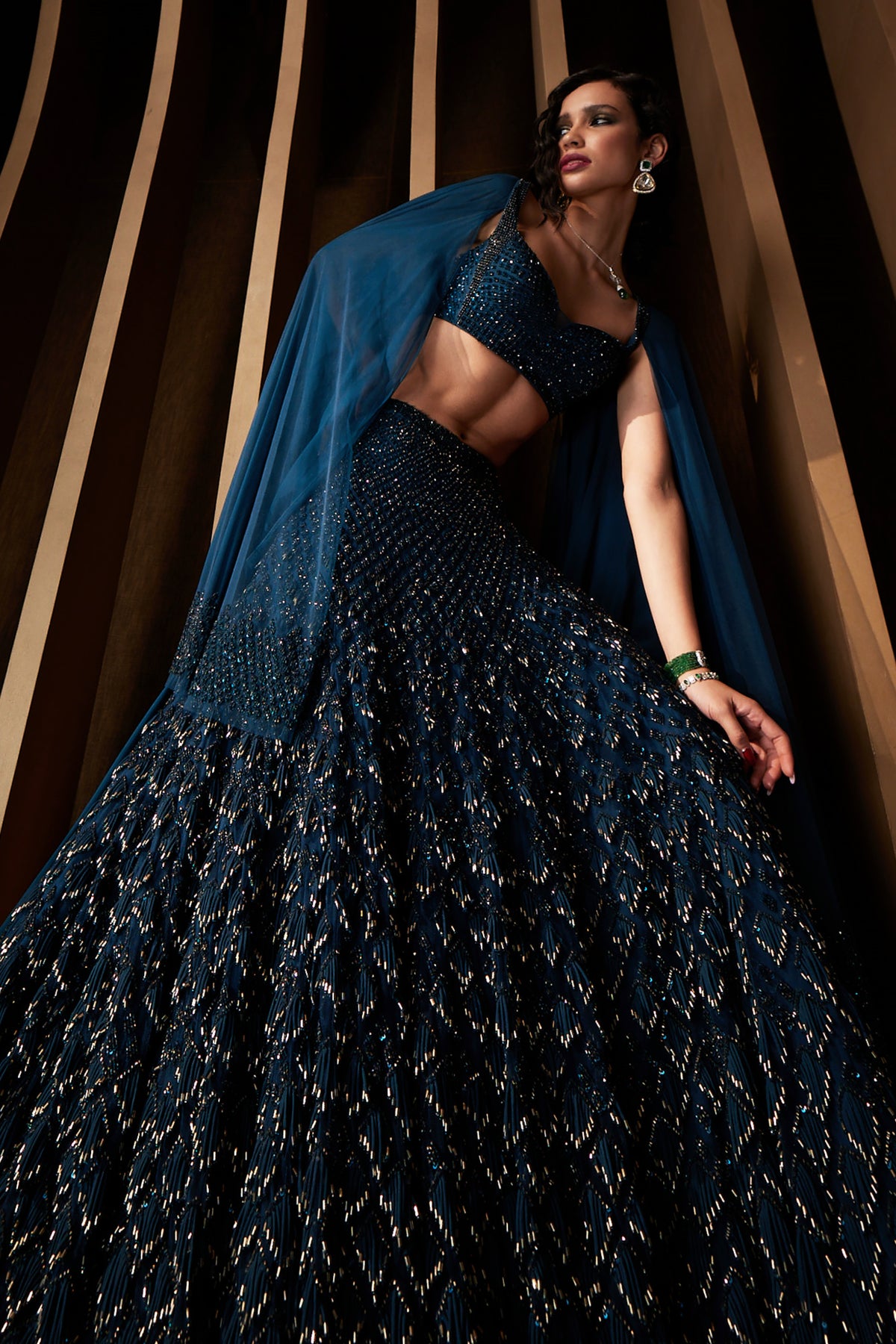 Sanh Fringe Lehenga