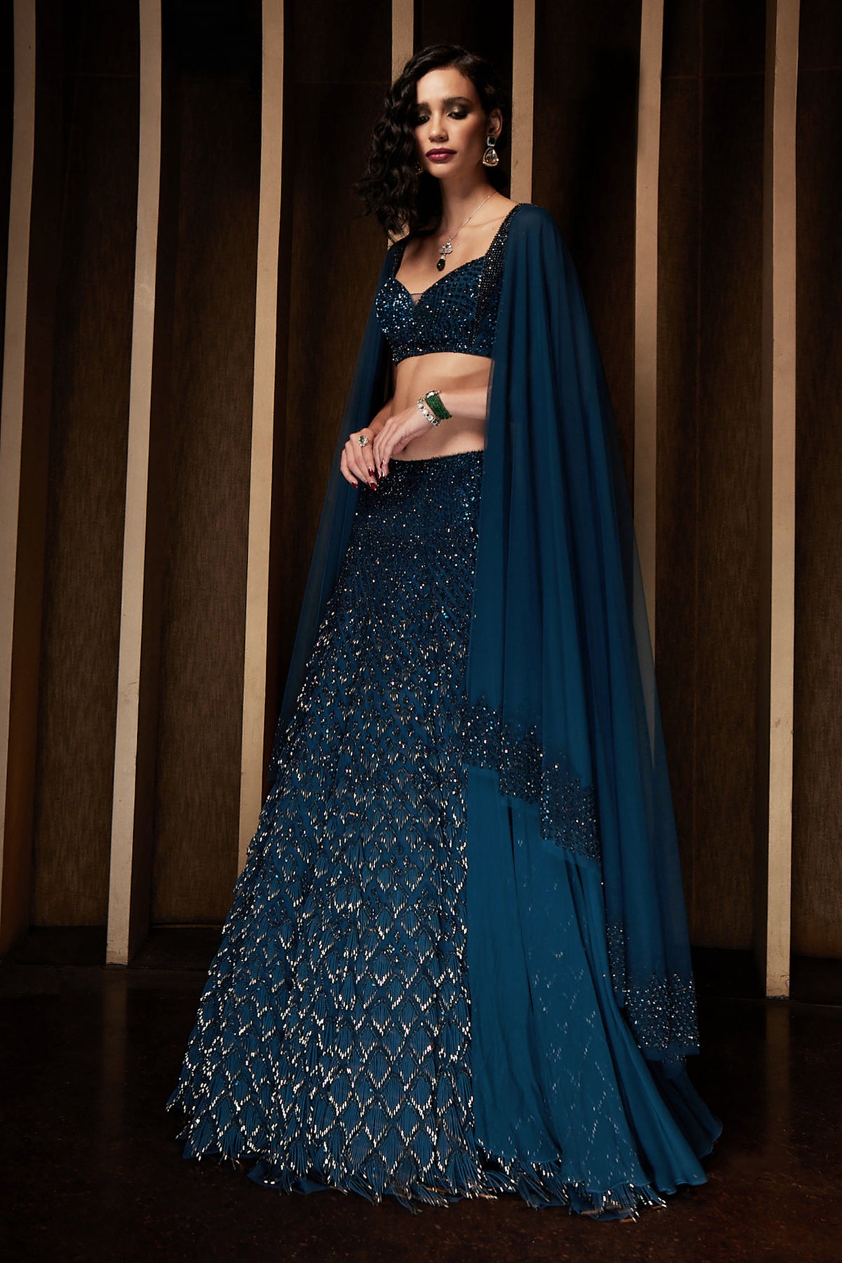 Sanh Fringe Lehenga