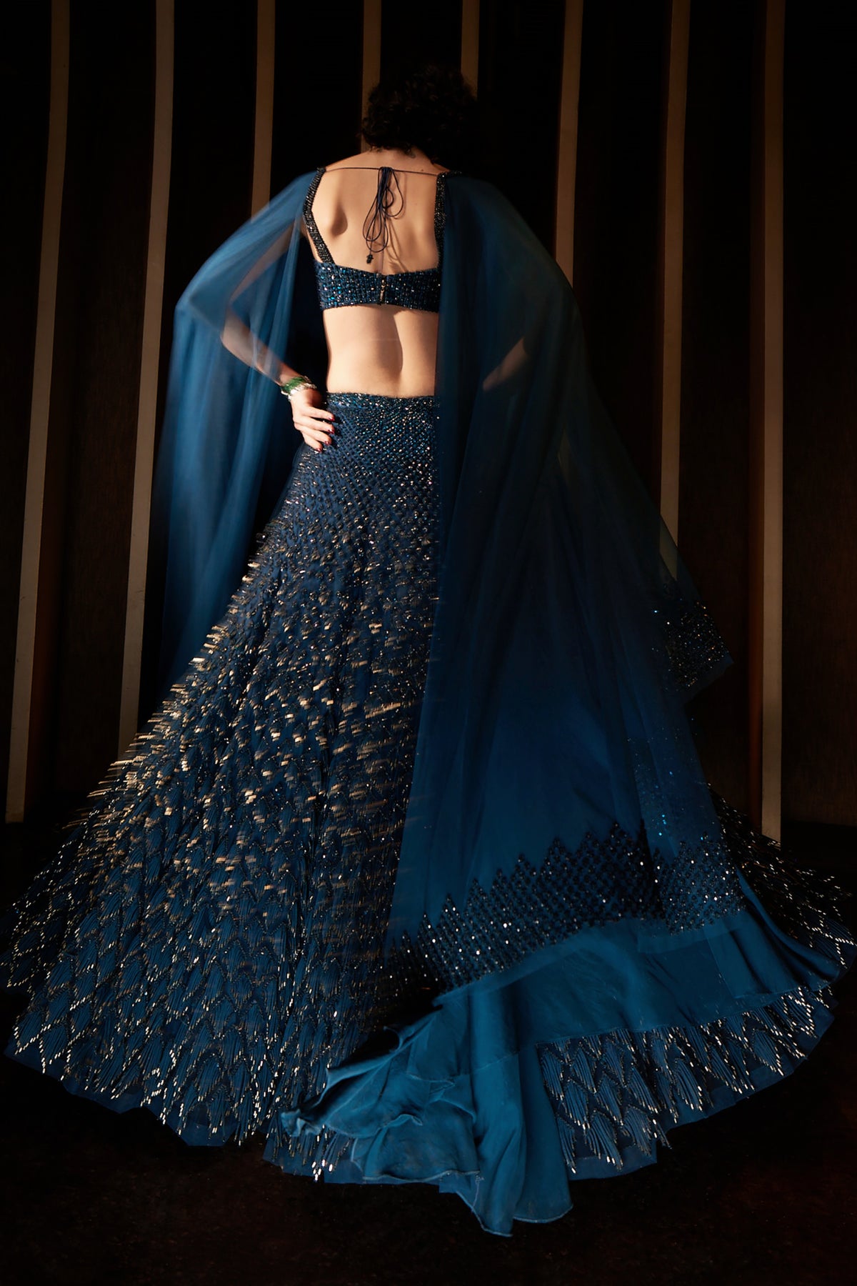 Sanh Fringe Lehenga