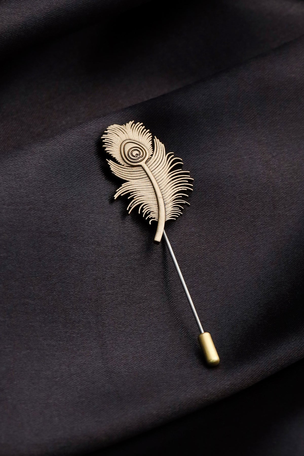 Peacock Grace Lapel Pin