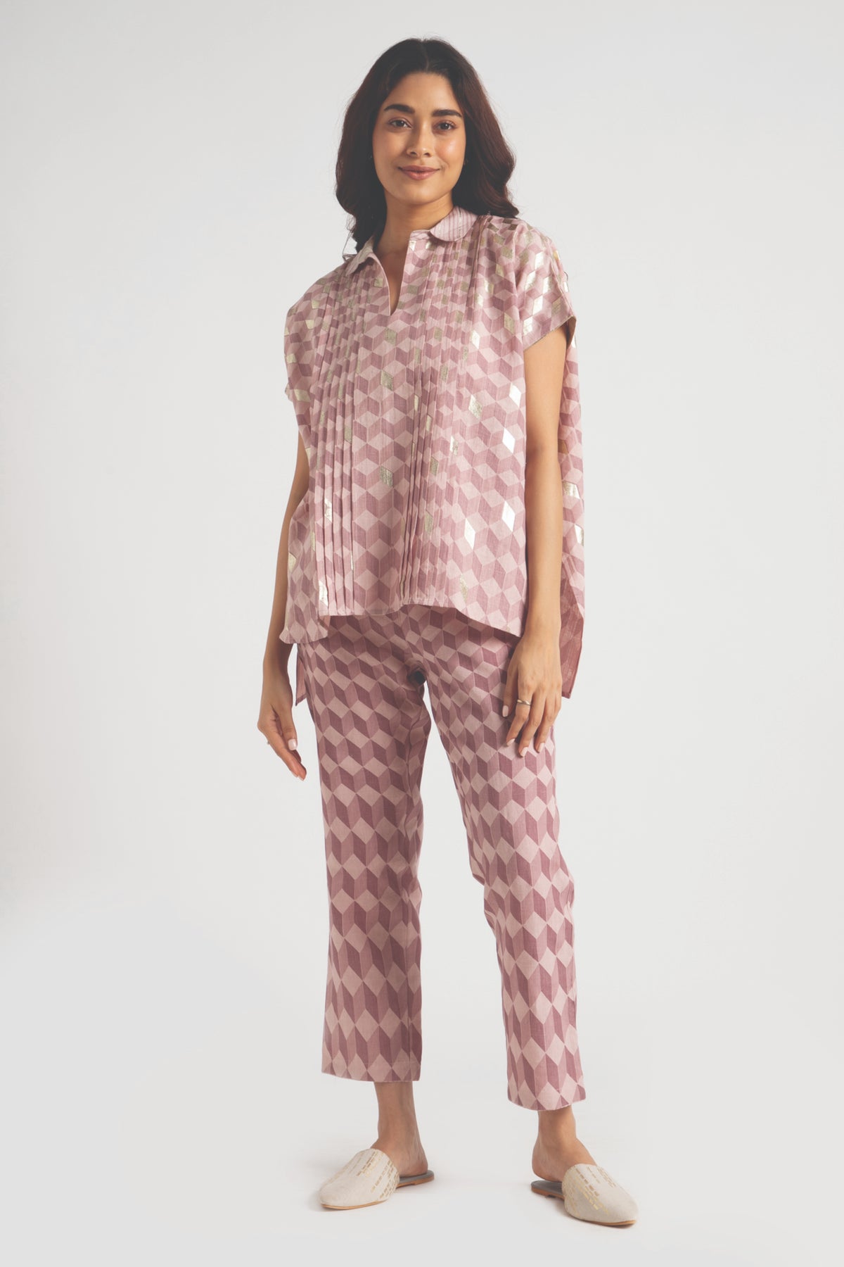 Rose Lady Q Square Top and Pant