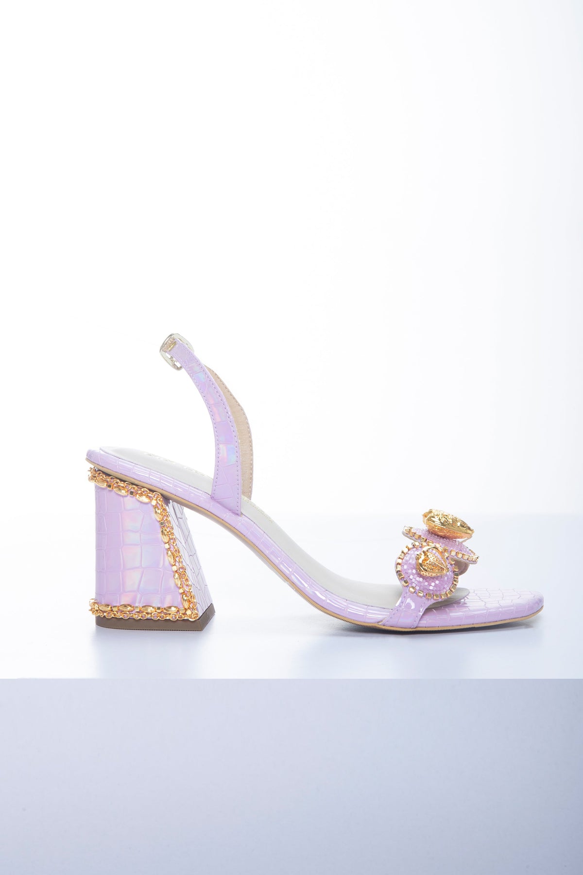 Le Macaron : Lavender Lilac Block Heels