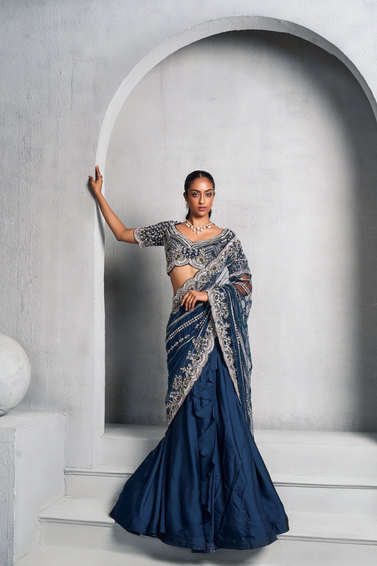 Classic Pre-draped Lehenga Saree