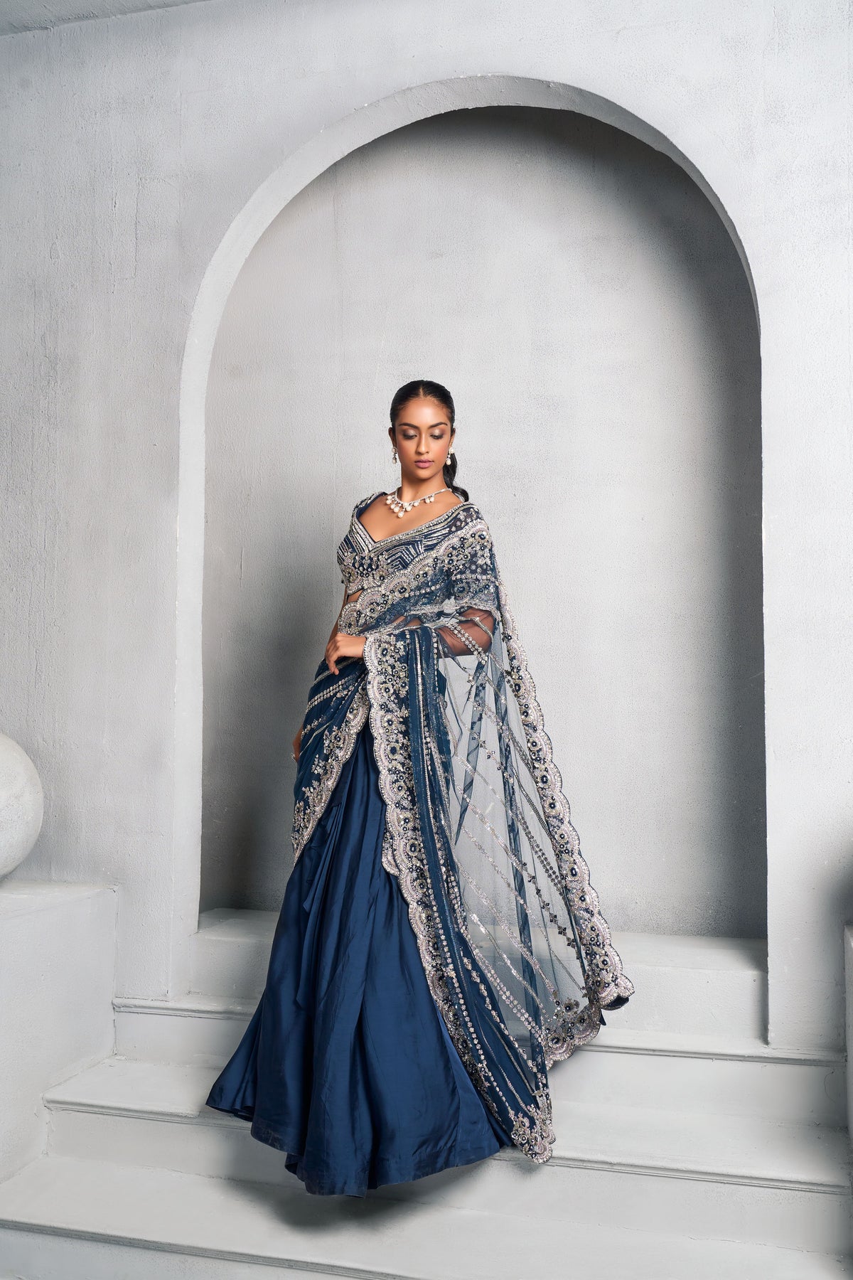 Classic Pre-draped Lehenga Saree