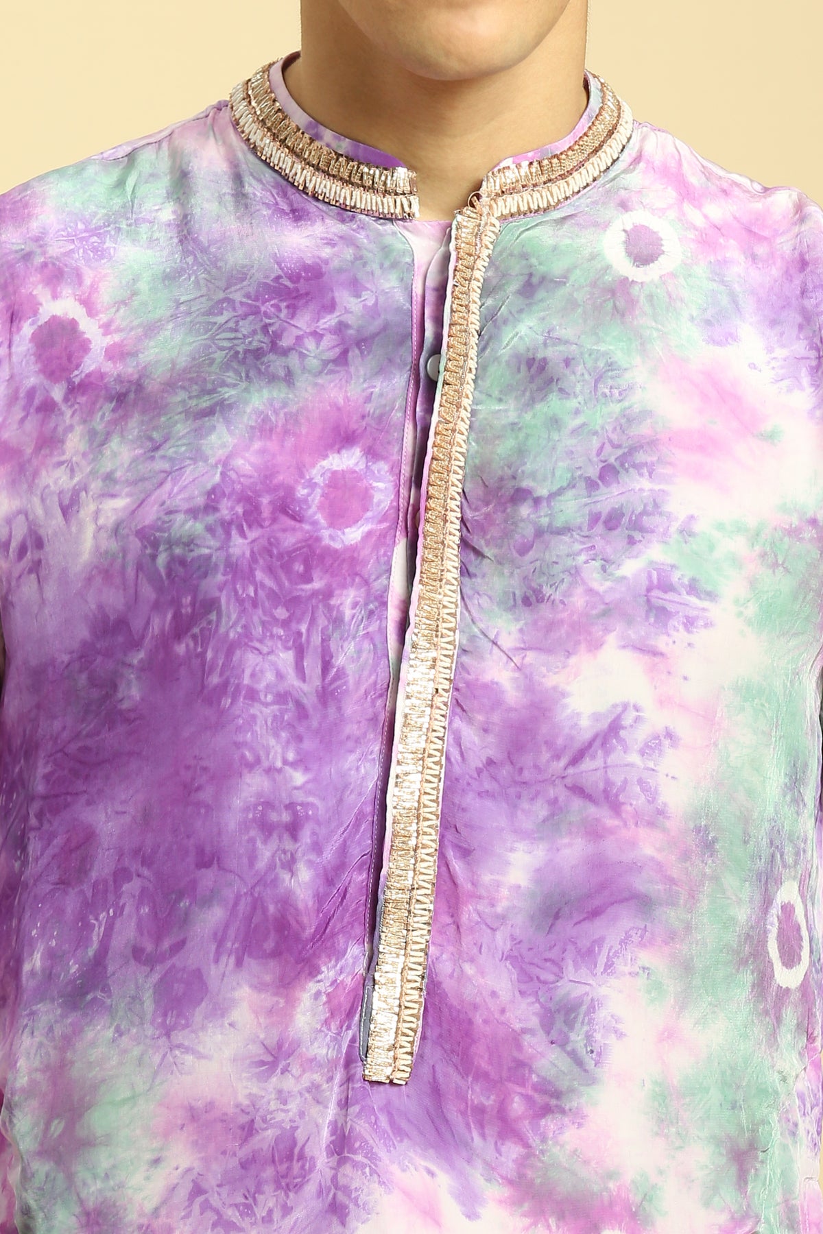 Tie-Dye Kurta With Pant