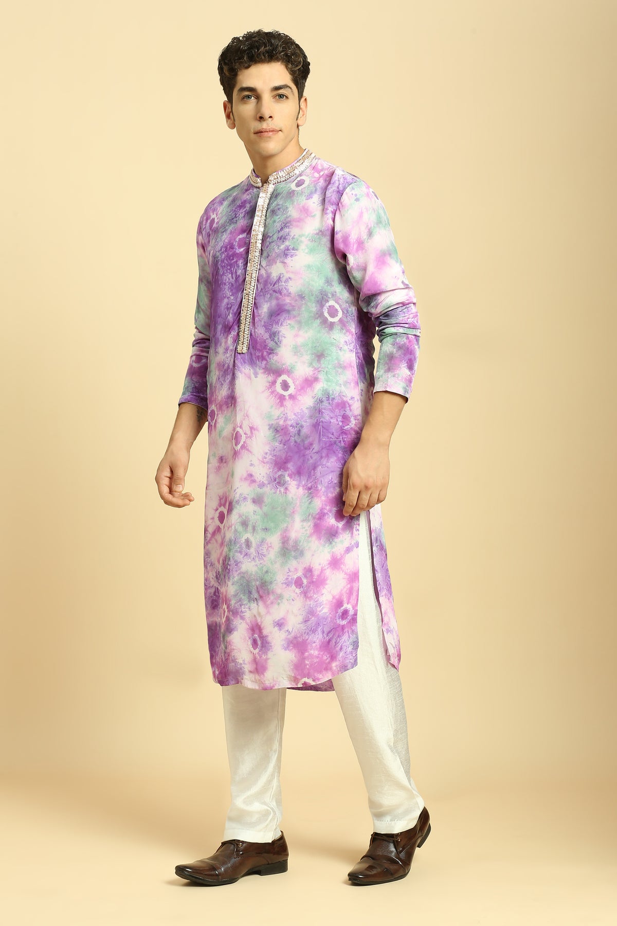 Tie-Dye Kurta With Pant