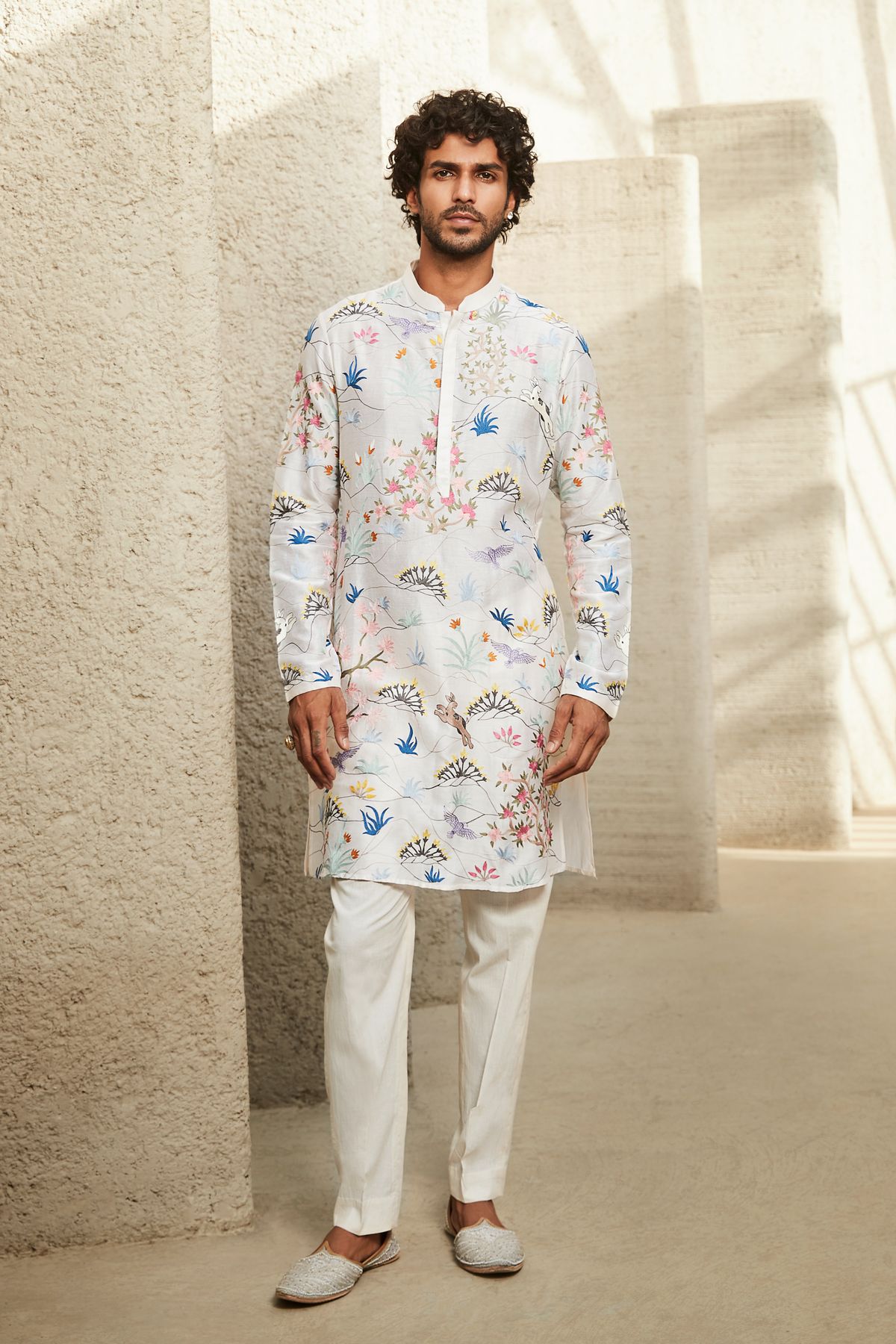 The Ivory Spectrum Kurta Set