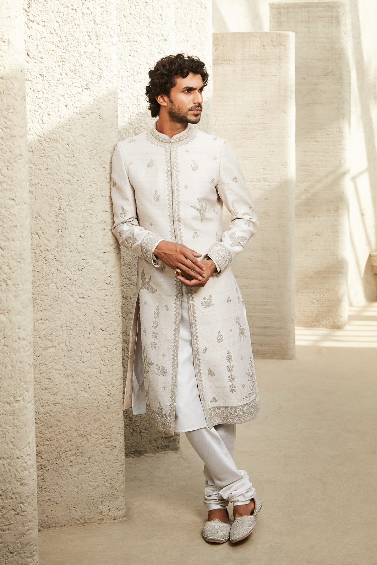 The Ivory Impact Sherwani Set