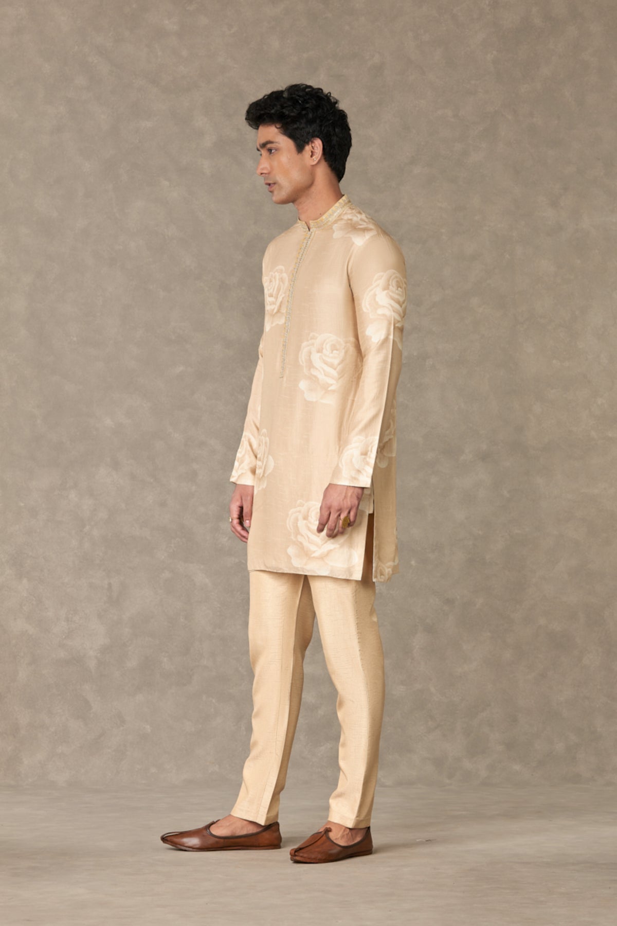 Beige Gulaab Kurta Set