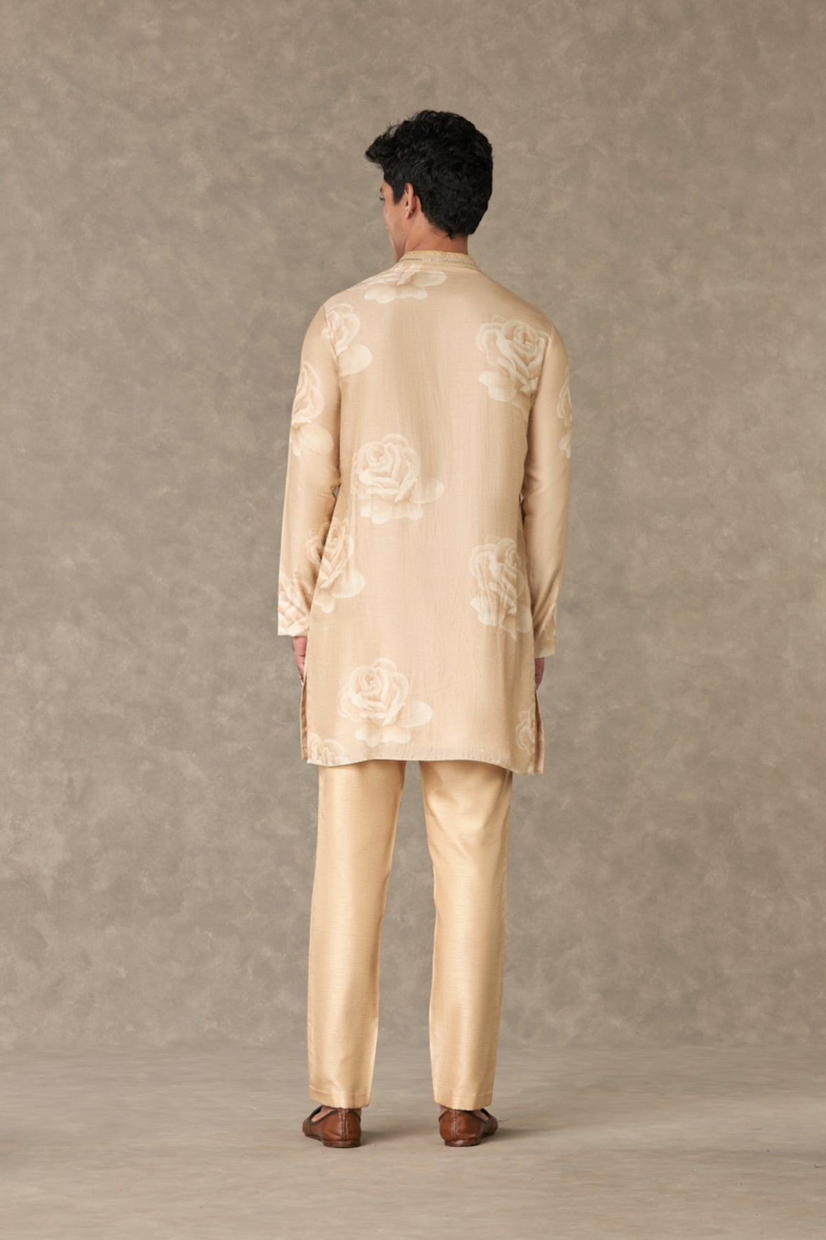 Beige Gulaab Kurta Set