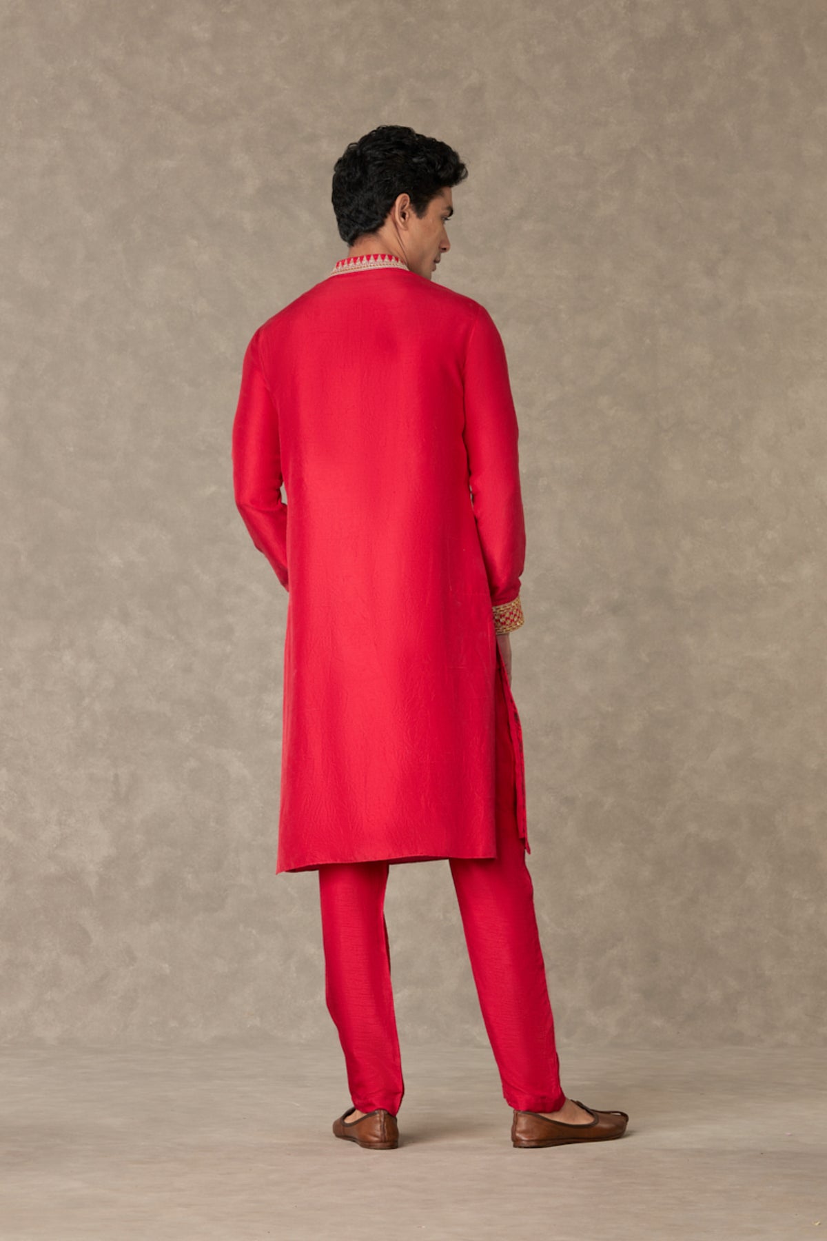 Red Anar Kurta