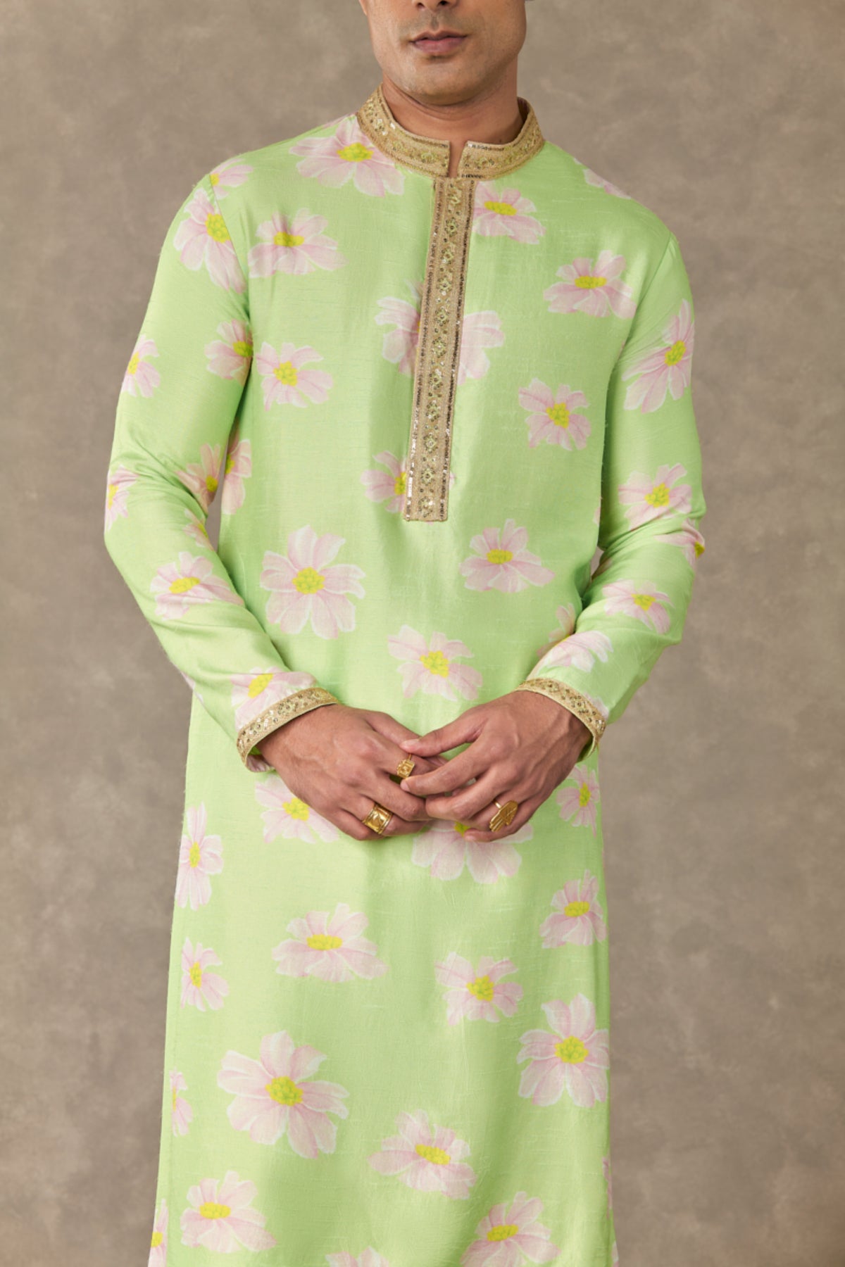 Mint Parijat Kurta