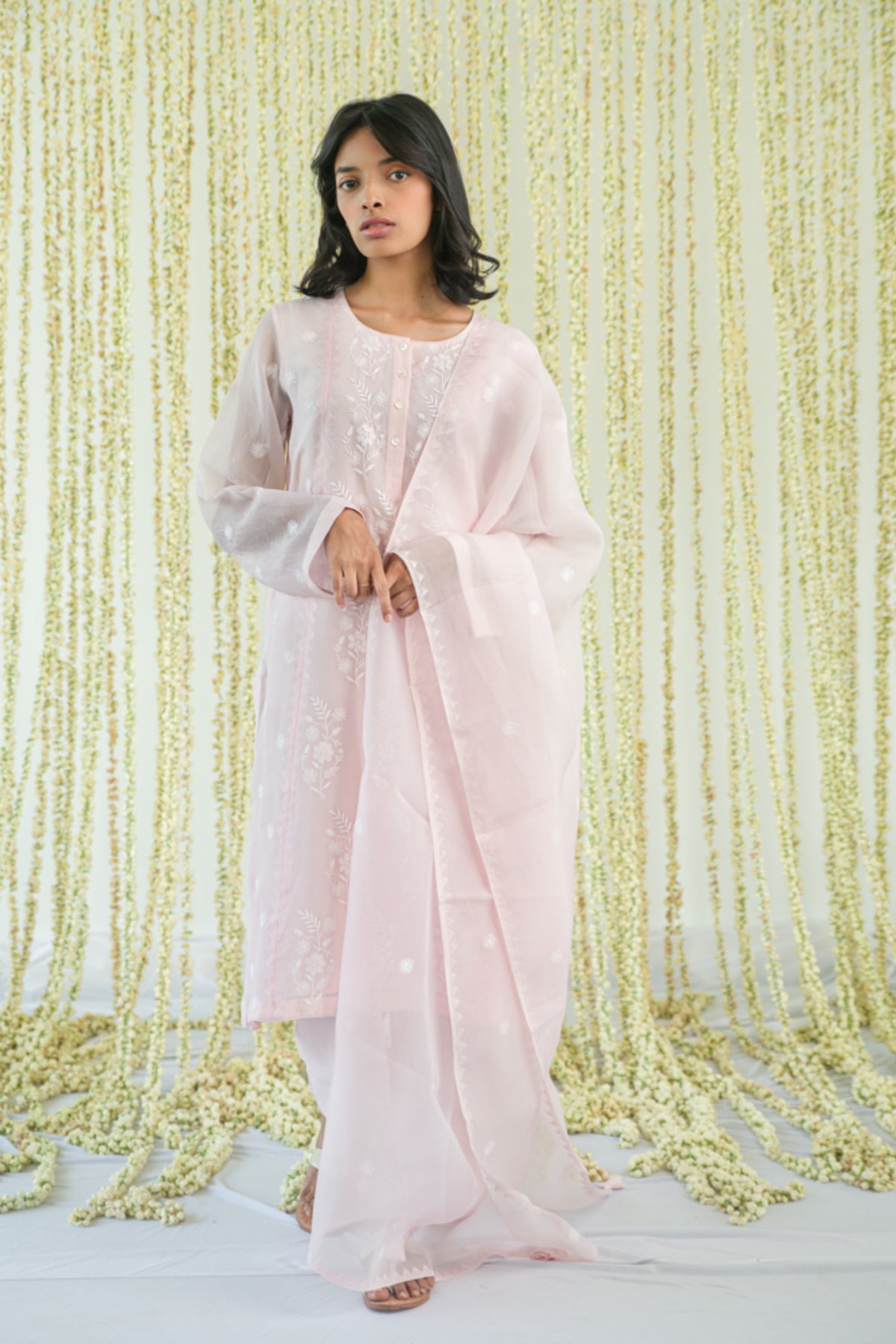 Cherry Blossom Pink Kurta Set