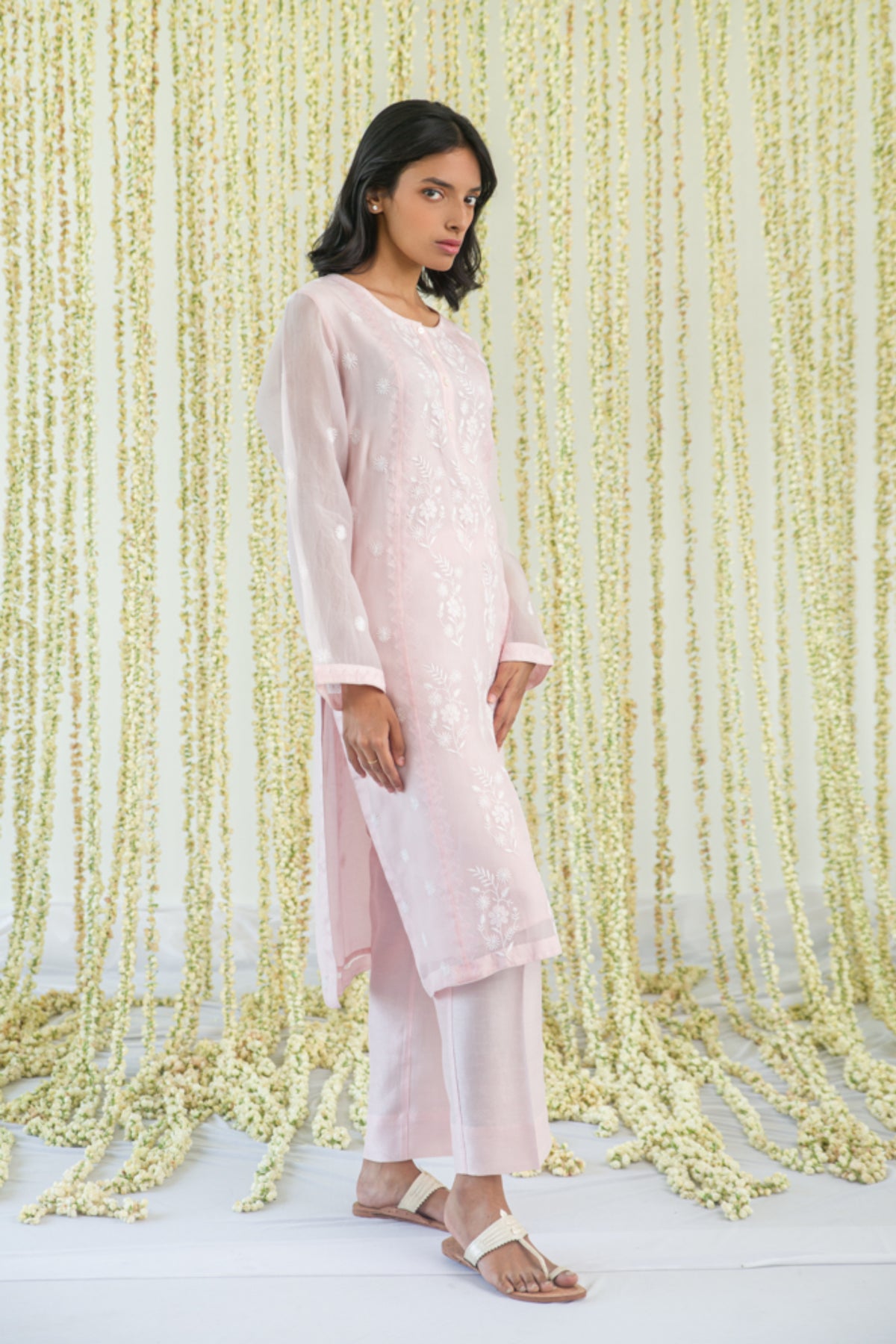 Cherry Blossom Pink Kurta Set