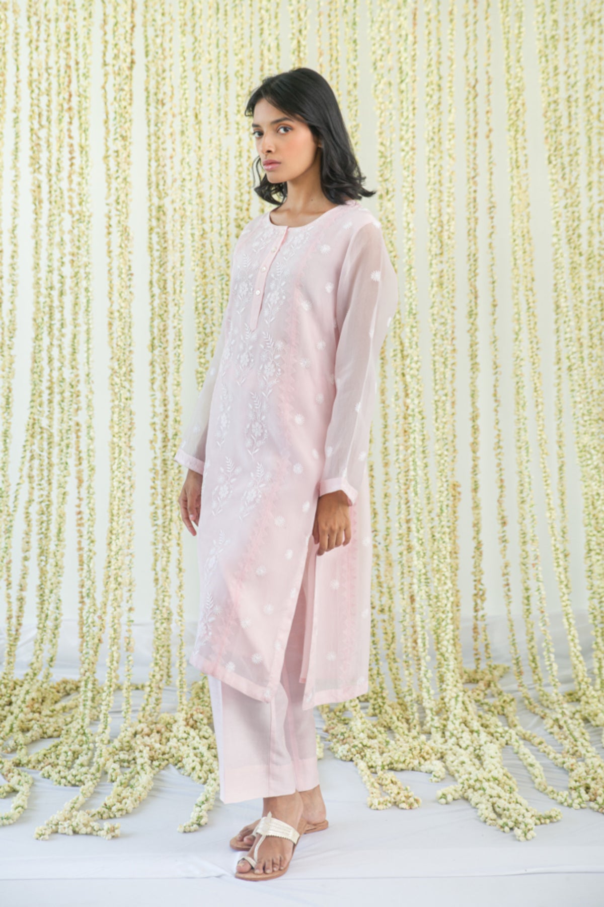 Cherry Blossom Pink Kurta Set