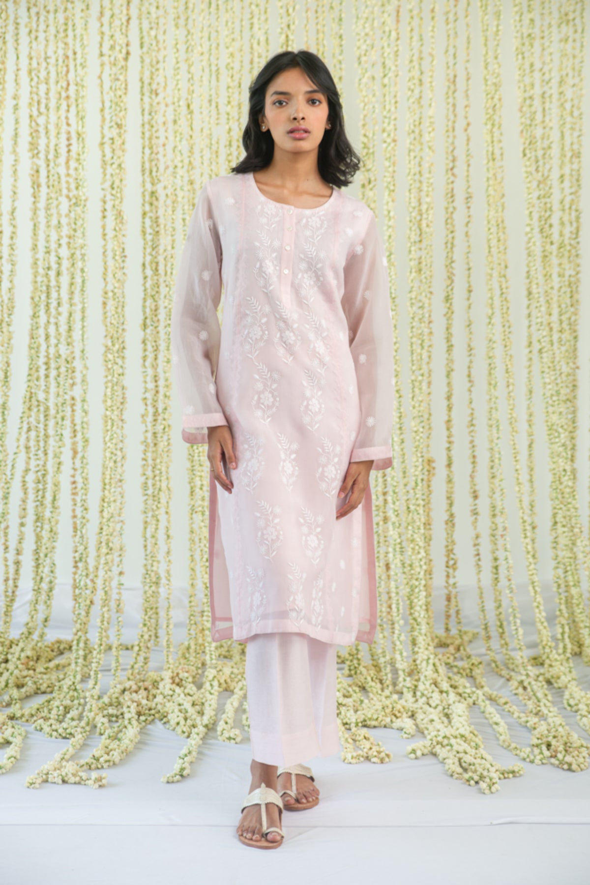 Cherry Blossom Pink Kurta Set