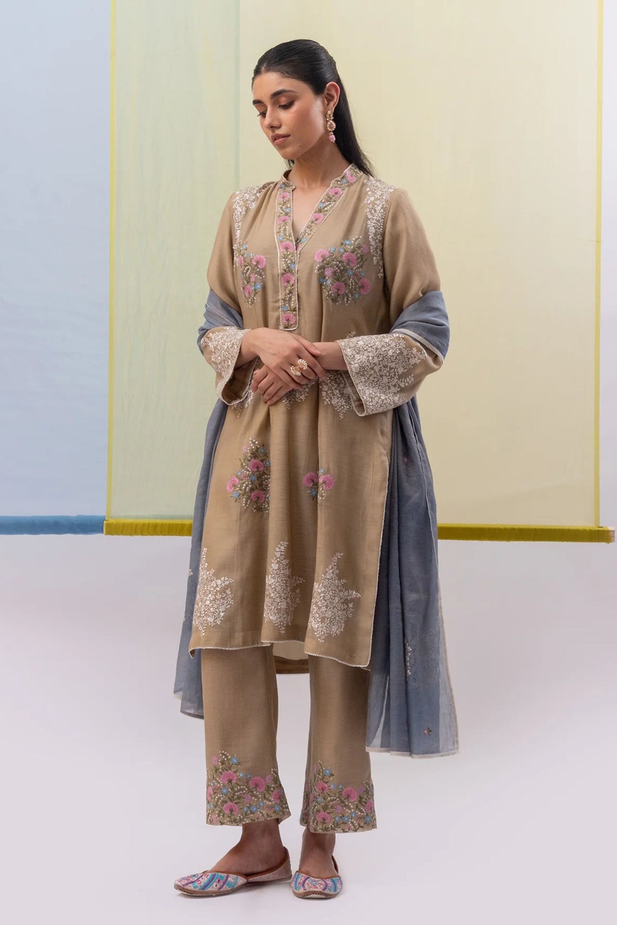 Aafia Long Kurta Set