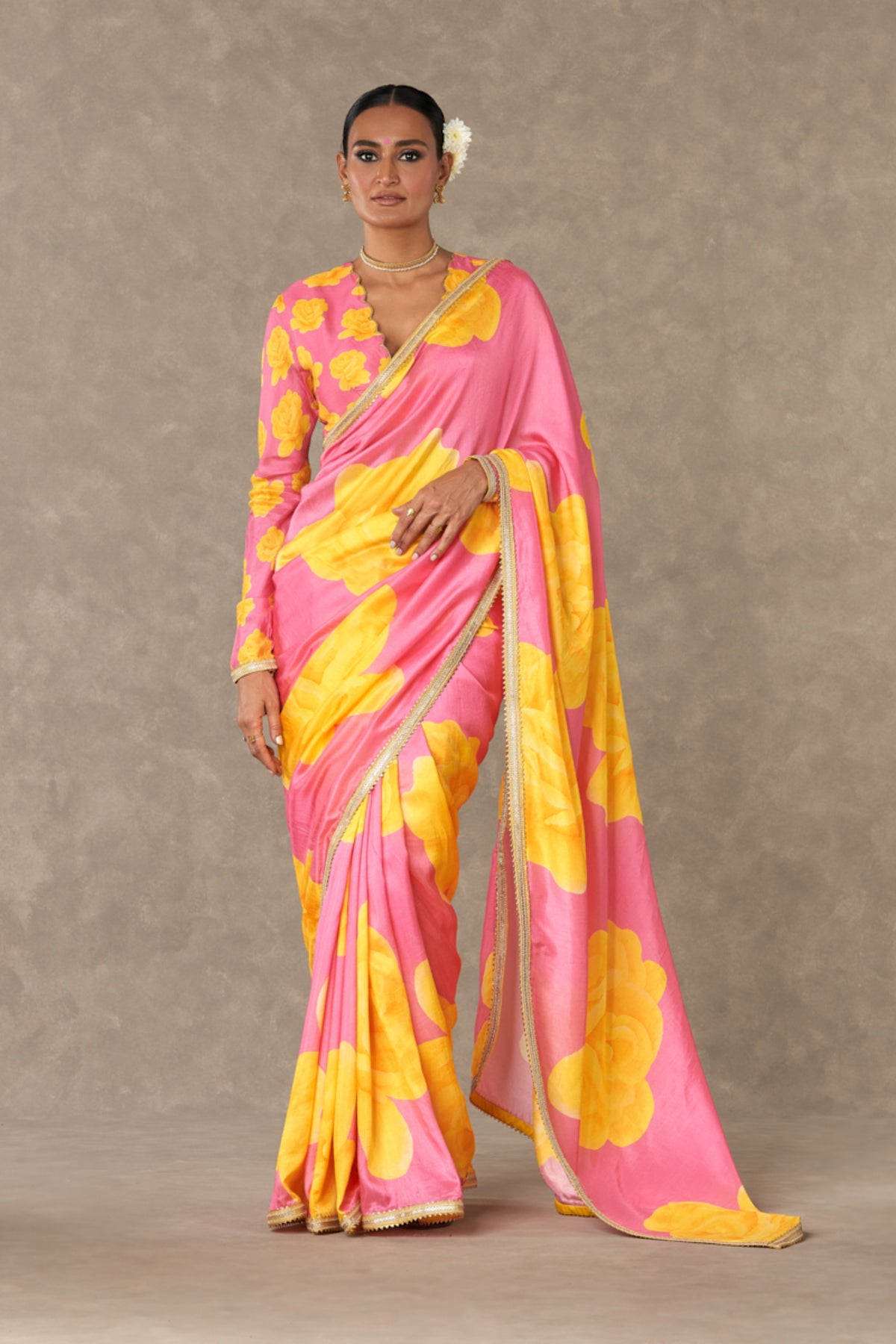 Pink &#39;Gulaab&#39; Saree