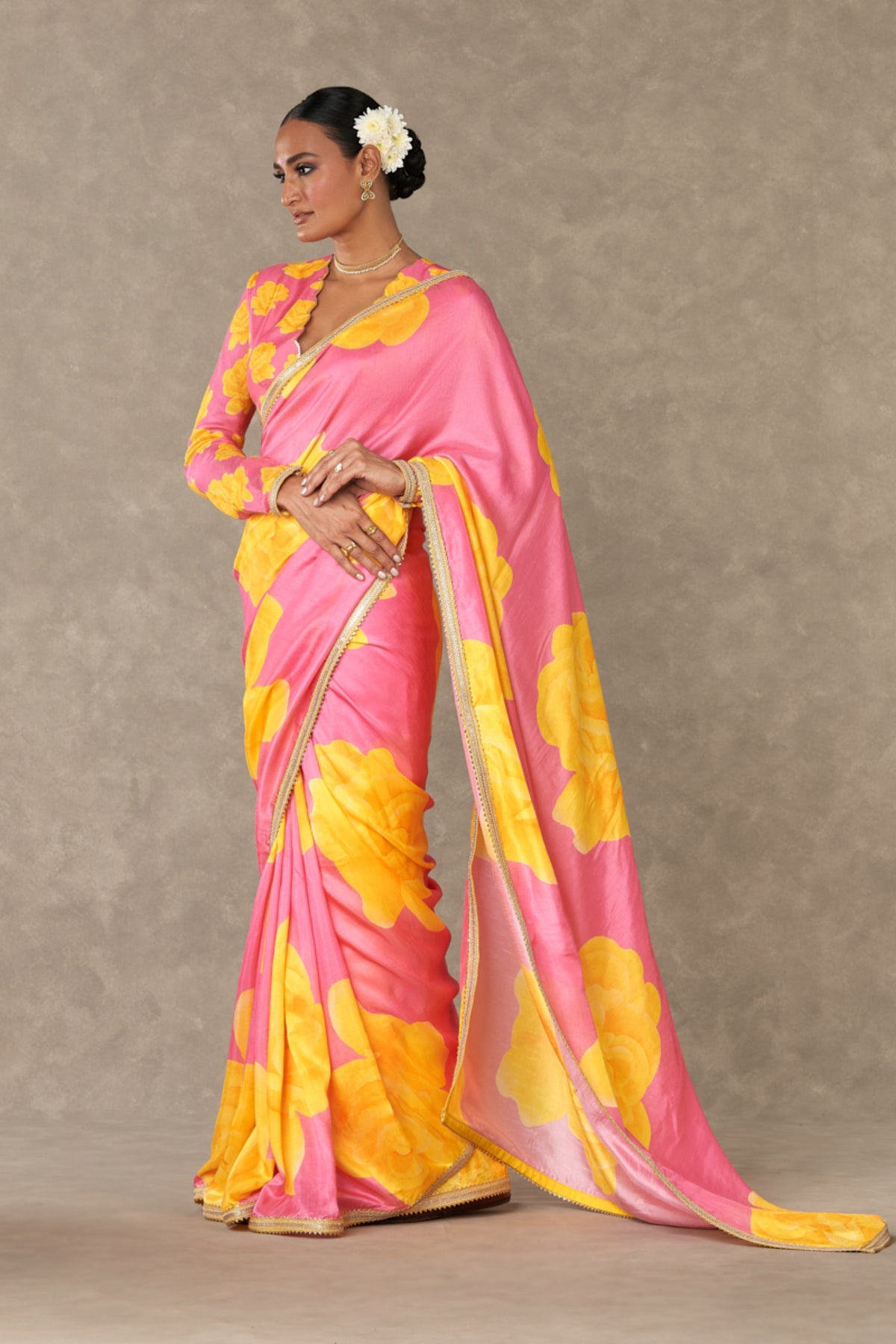 Pink &#39;Gulaab&#39; Saree