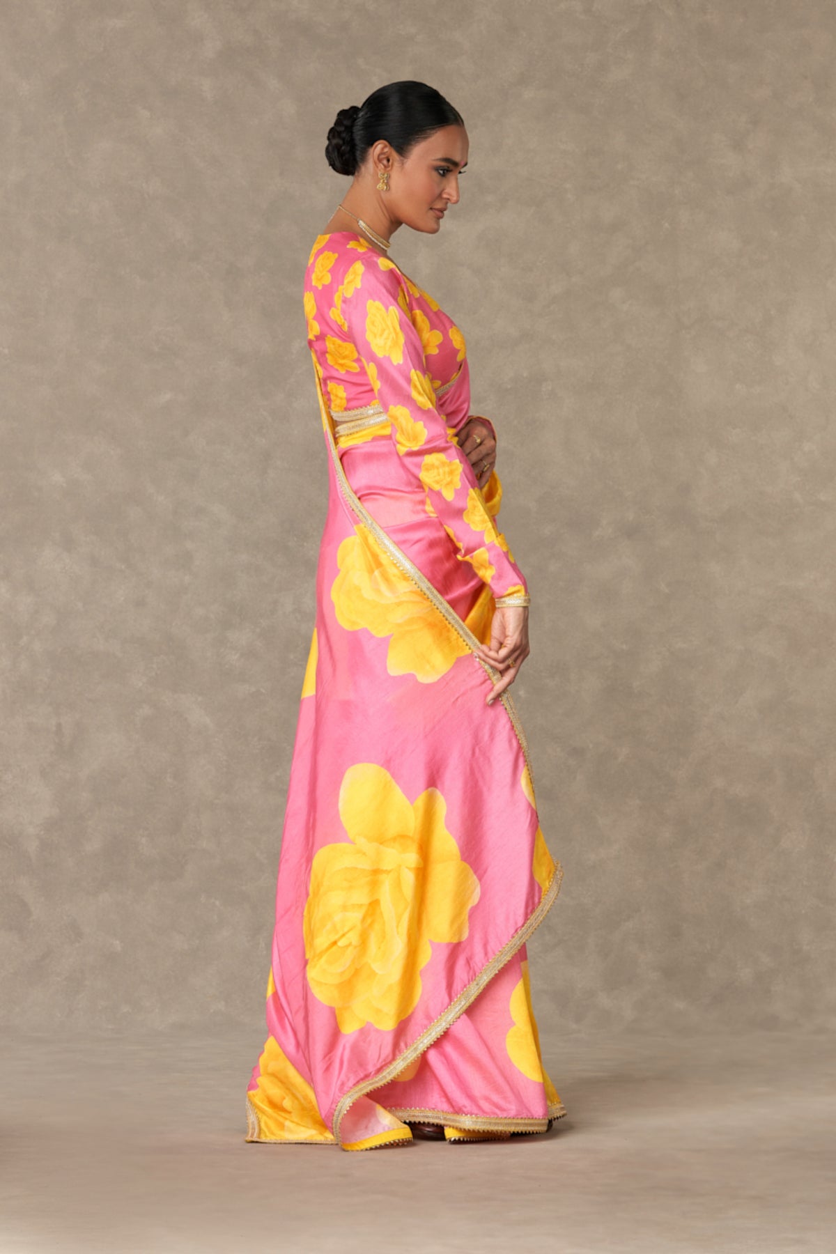 Pink &#39;Gulaab&#39; Saree