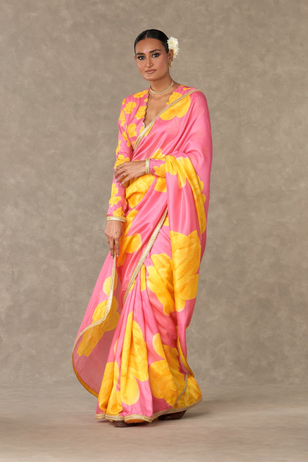 Pink &#39;Gulaab&#39; Saree