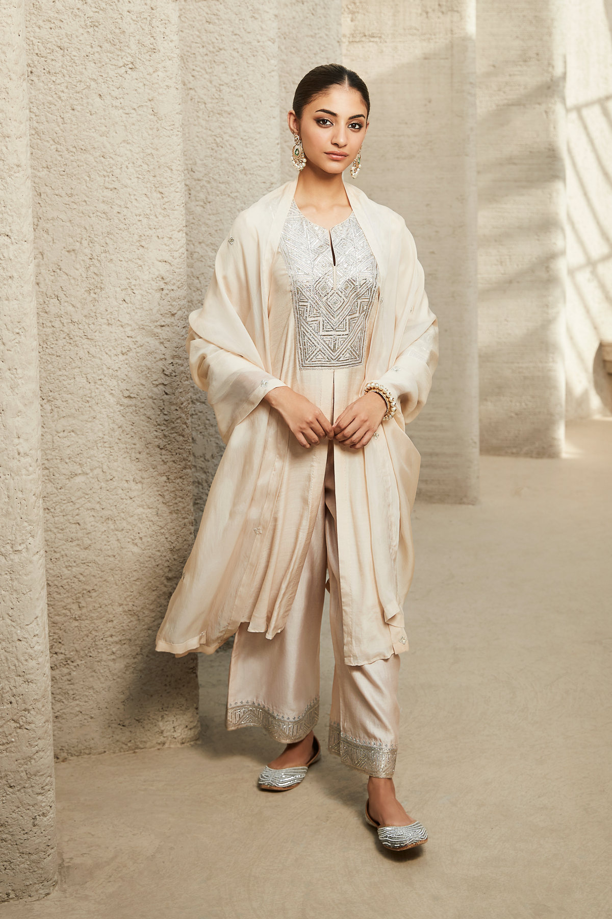 The Classic Ivory Kurta Set