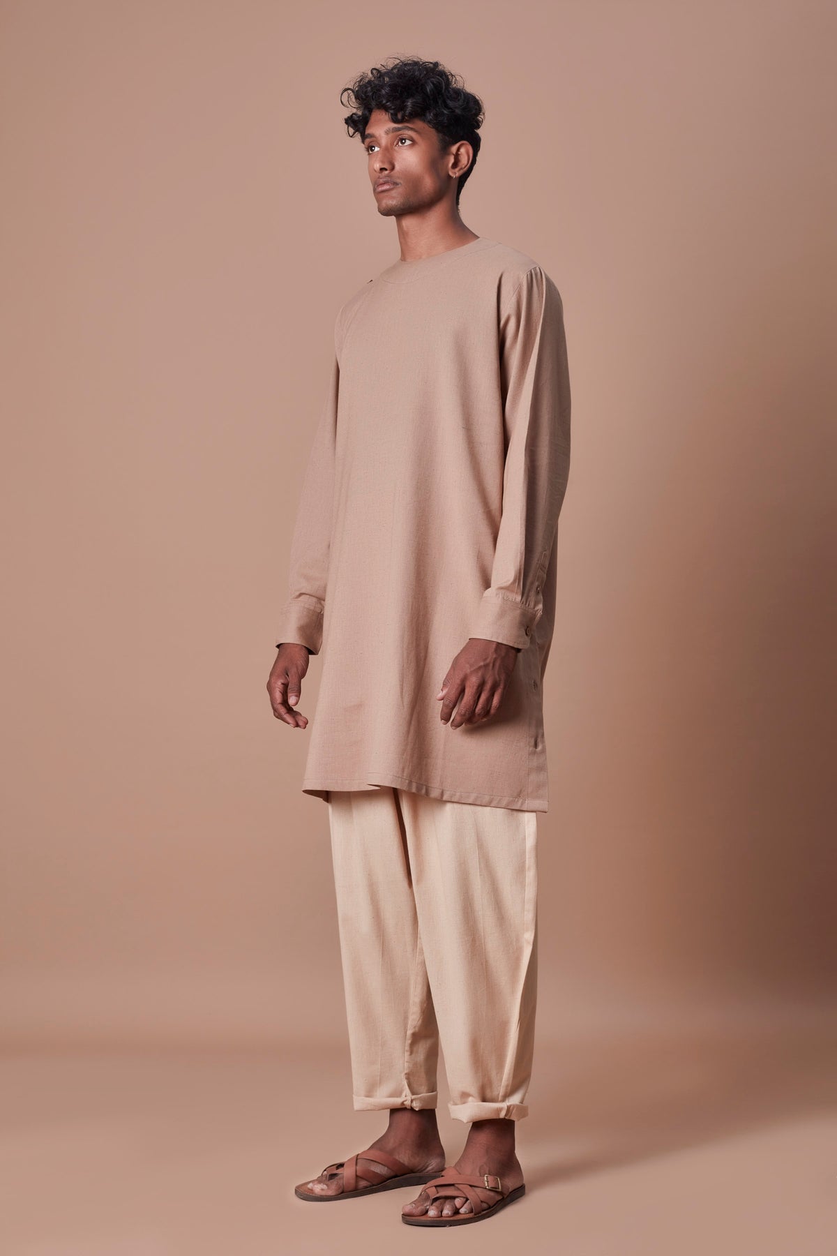 Side buttoned kurta &amp; pant